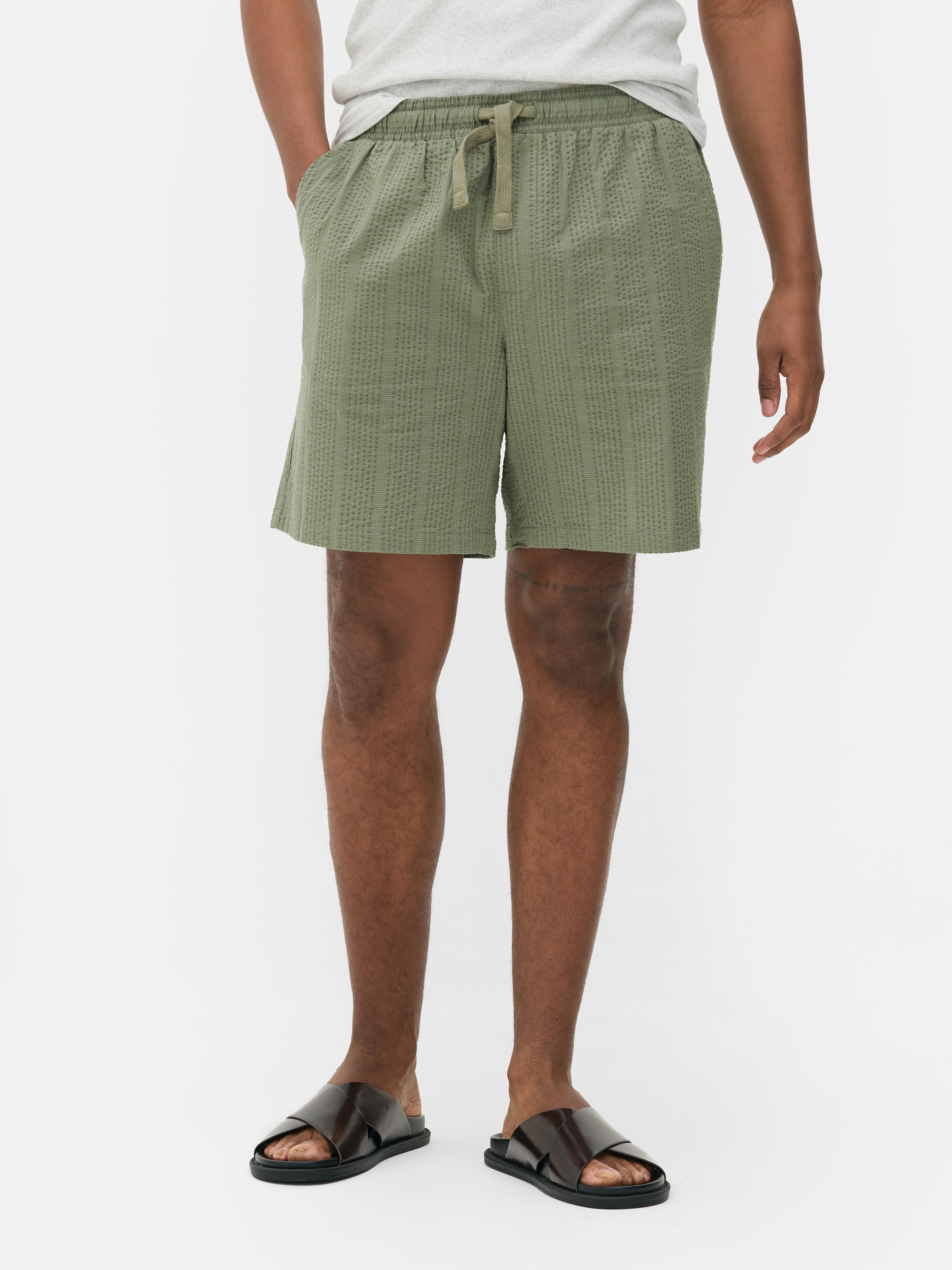 Co-ord Textured Seersucker Shorts