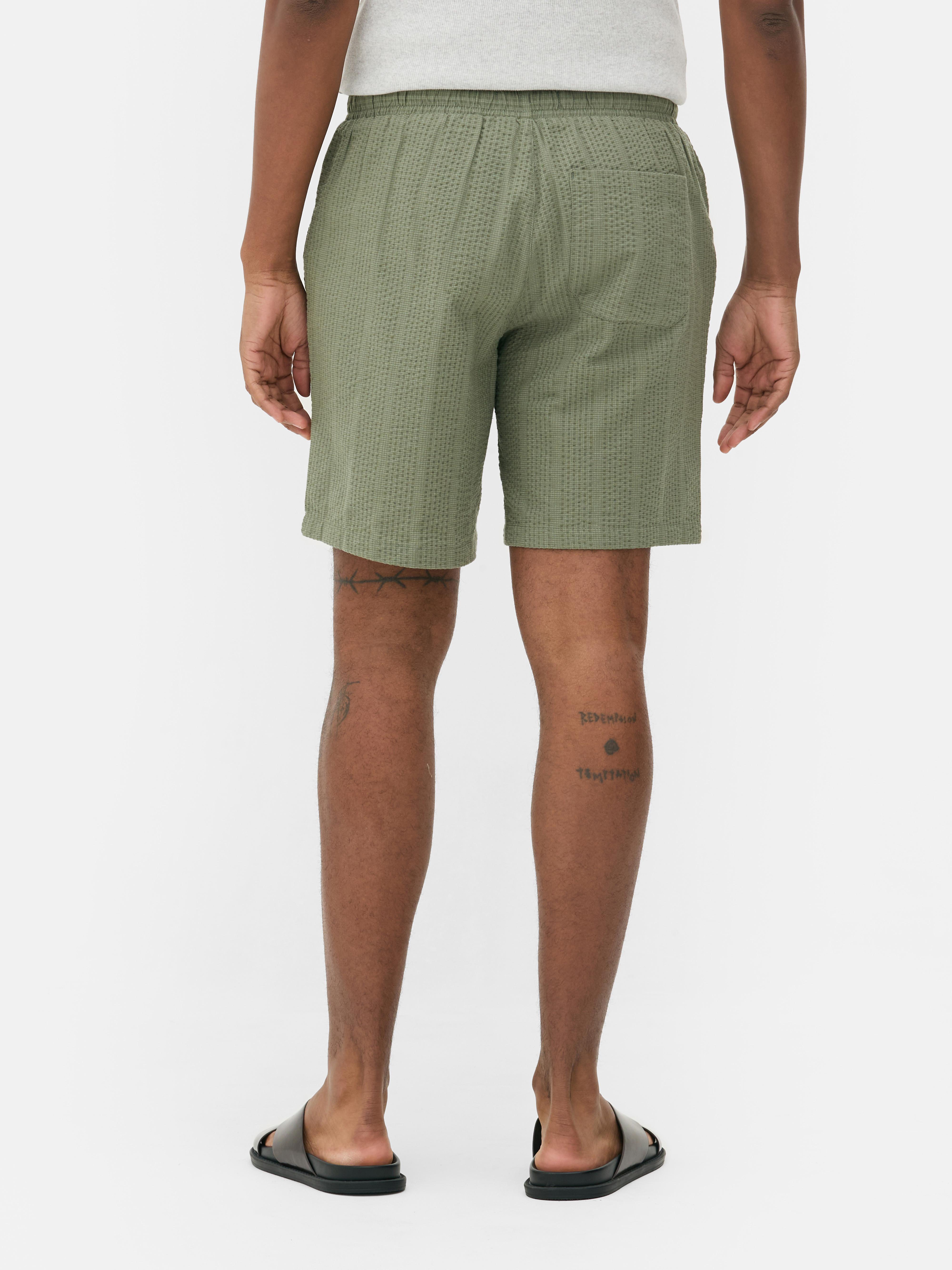Co-ord Textured Seersucker Shorts