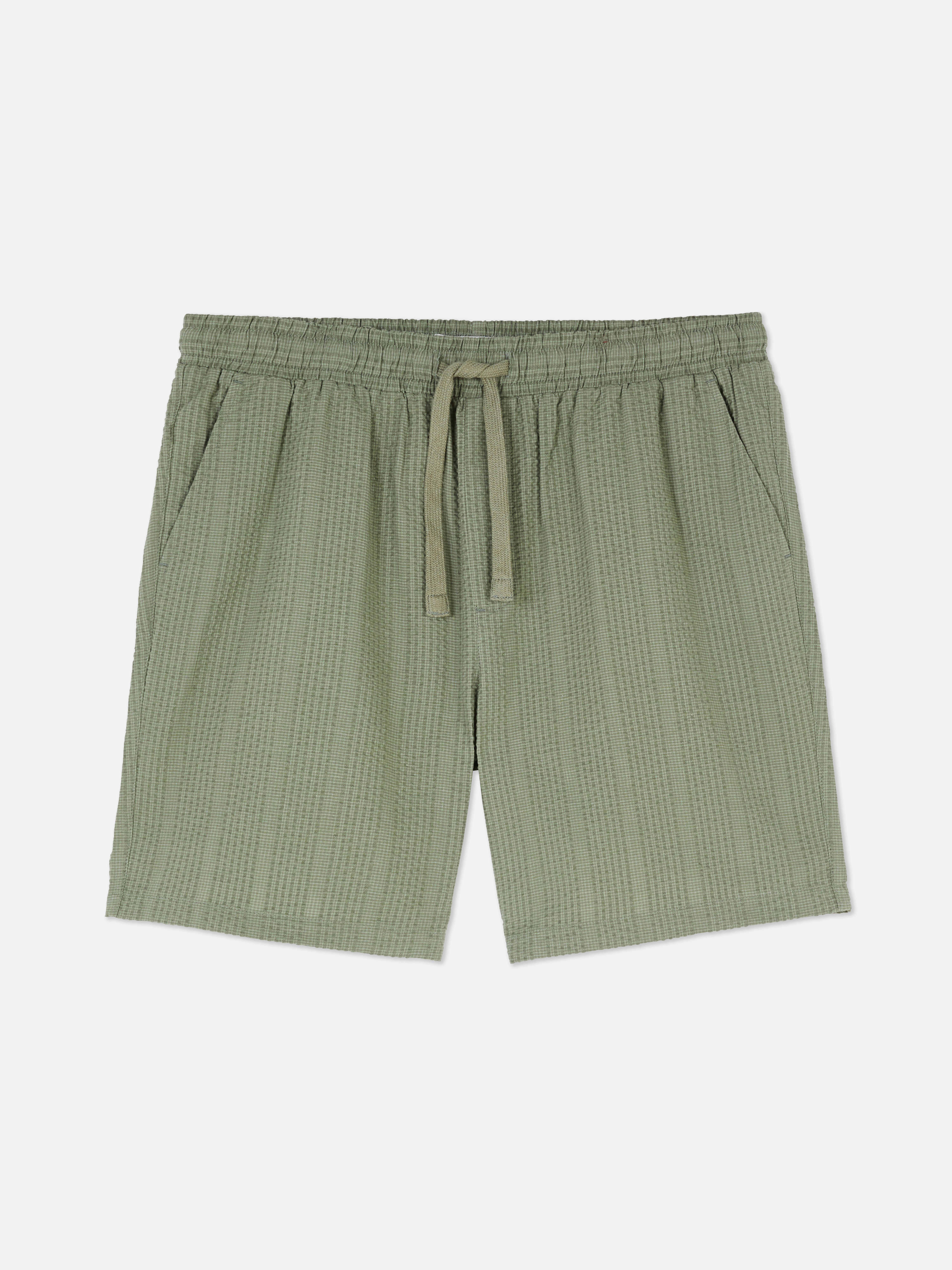 Co-ord Textured Seersucker Shorts