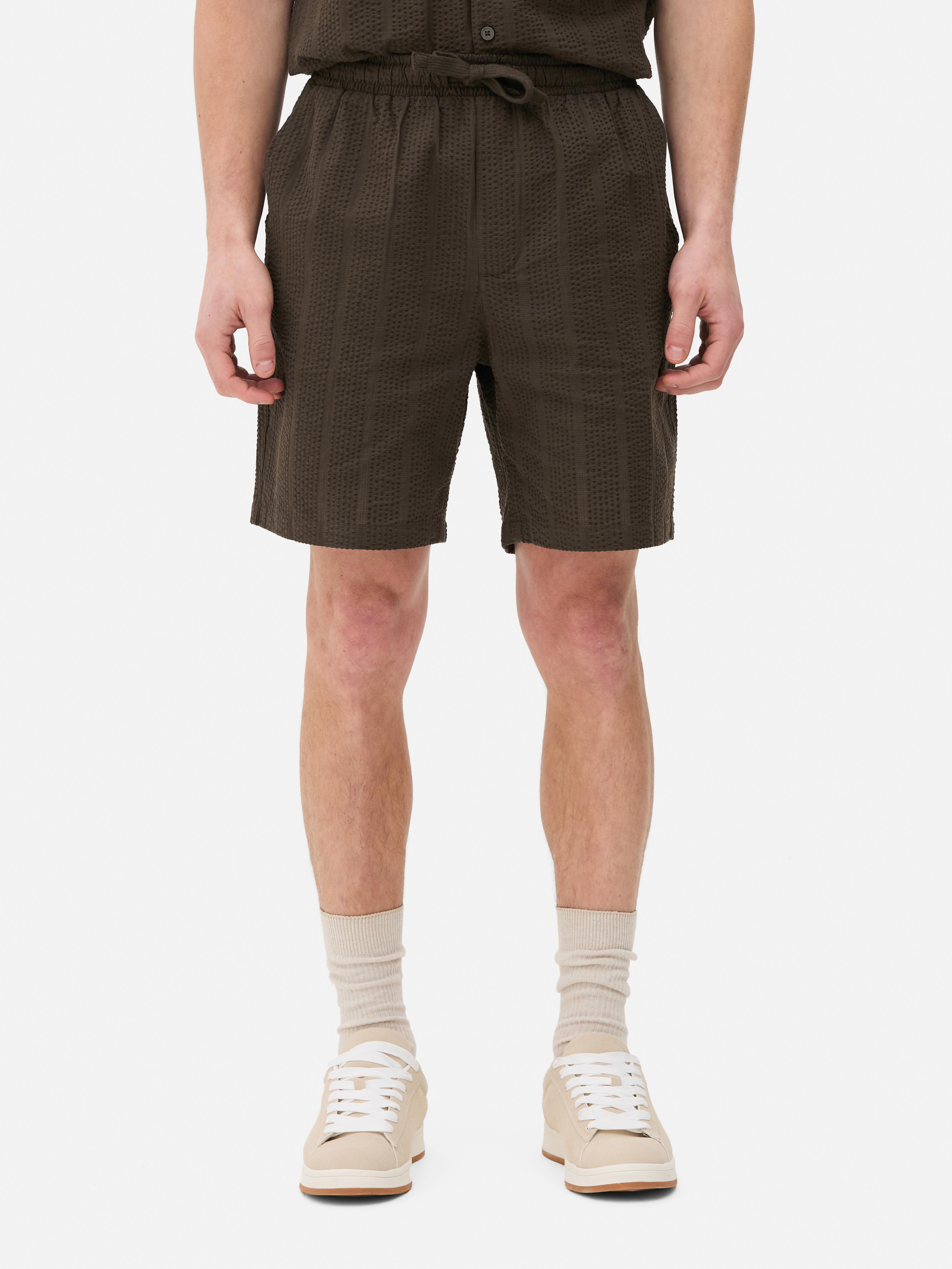 Co-ord Textured Seersucker Shorts