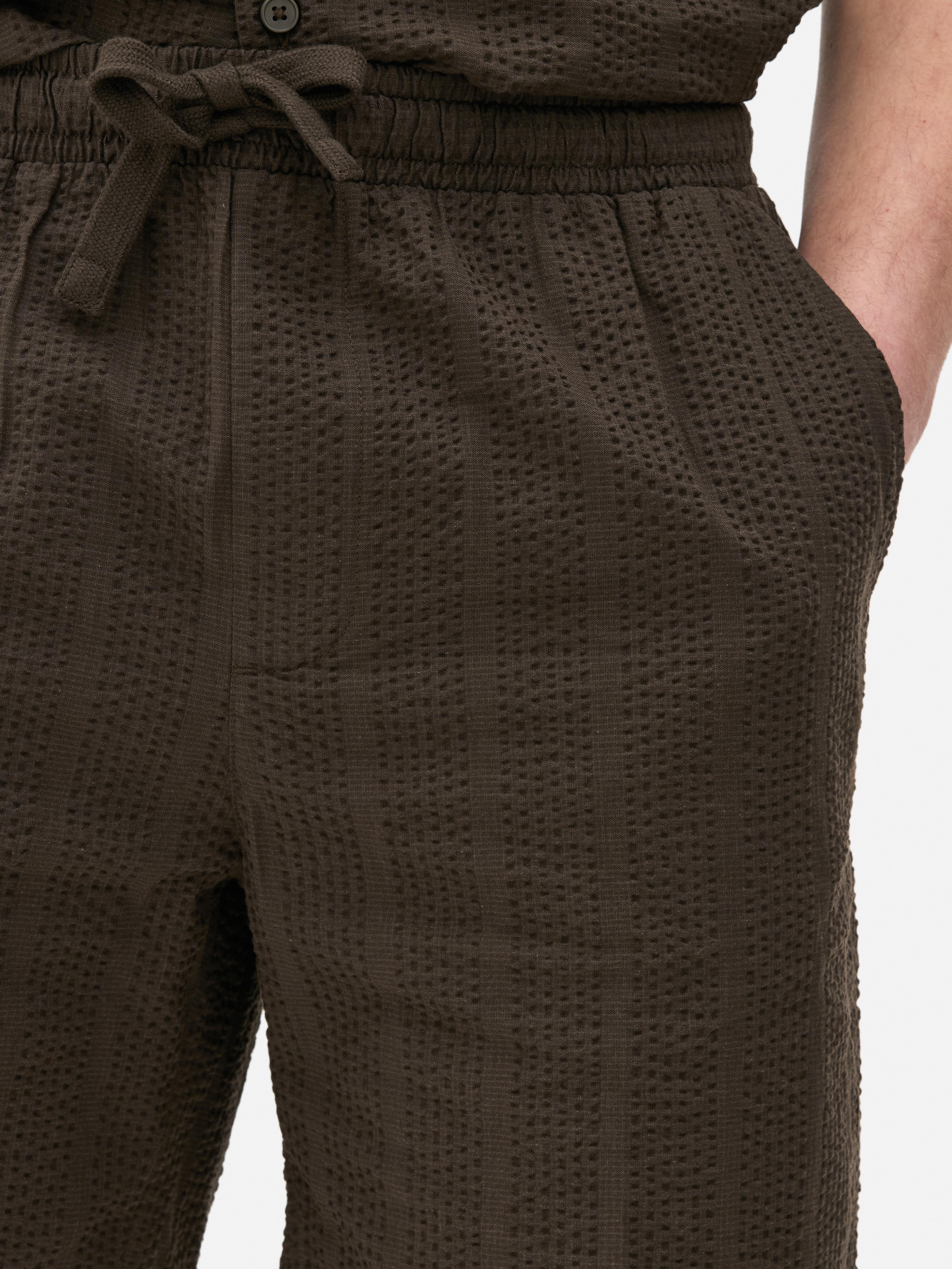 Co-ord Textured Seersucker Shorts