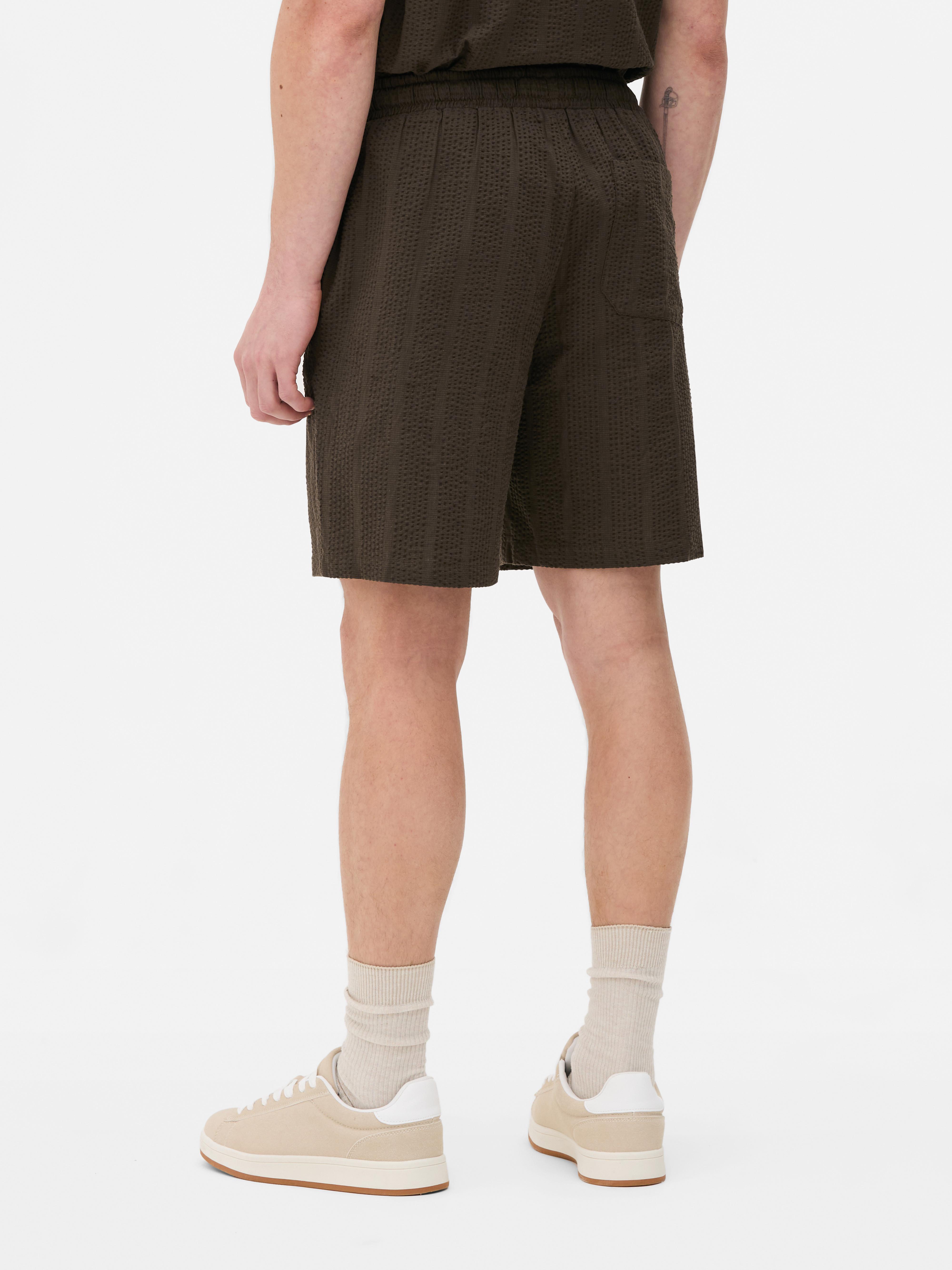 Co-ord Textured Seersucker Shorts