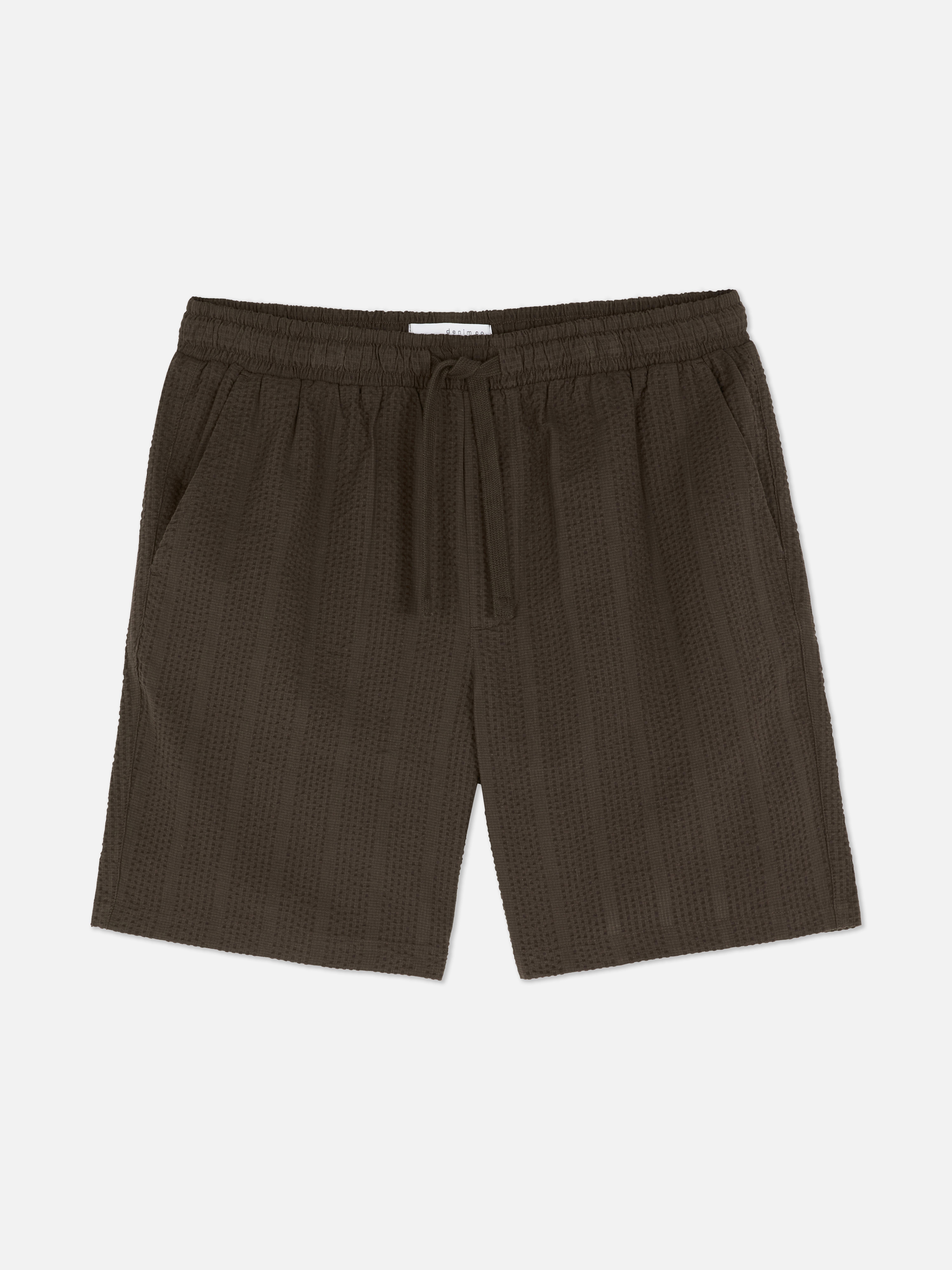 Co-ord Textured Seersucker Shorts