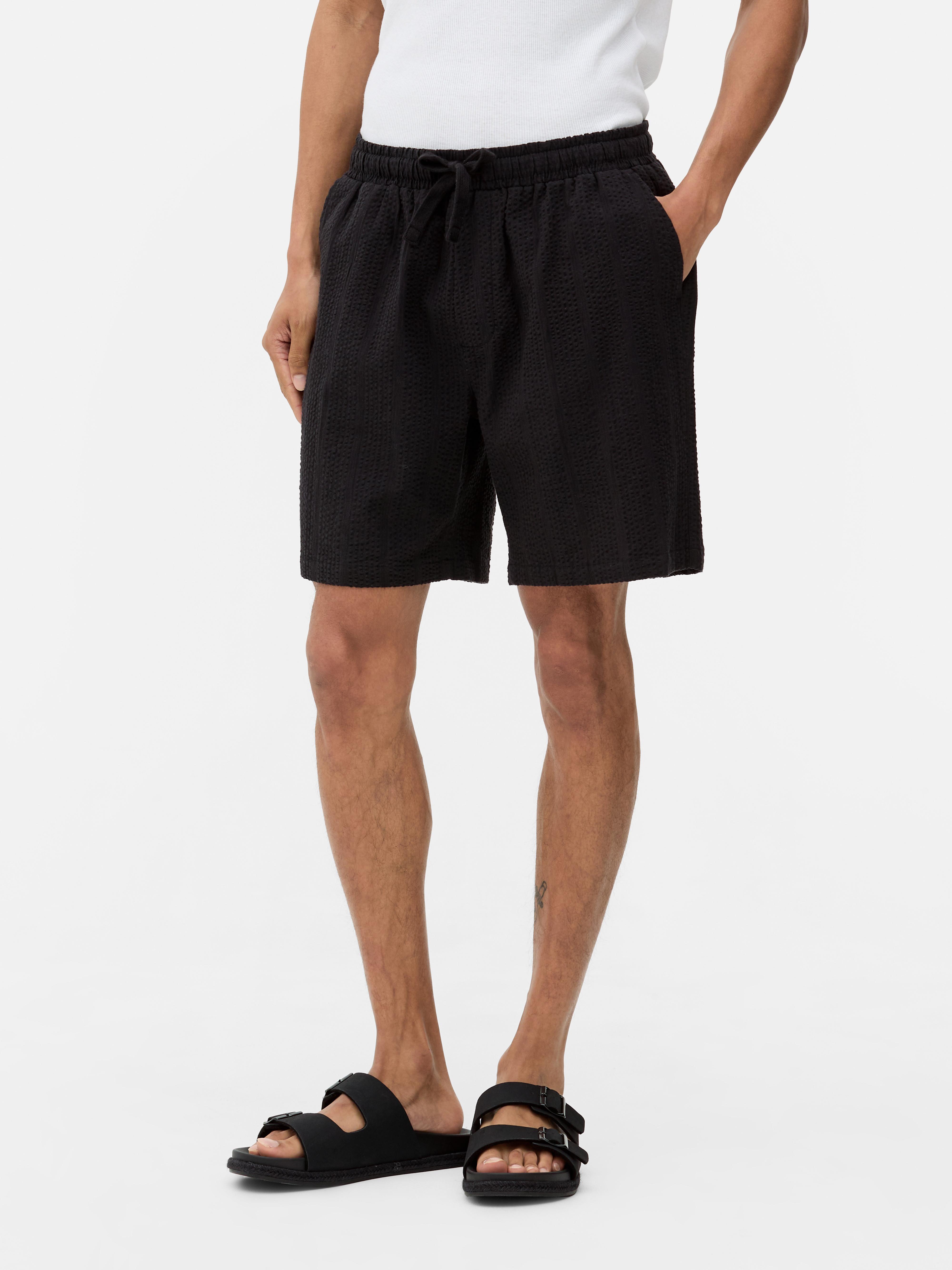 Co-ord Textured Seersucker Shorts