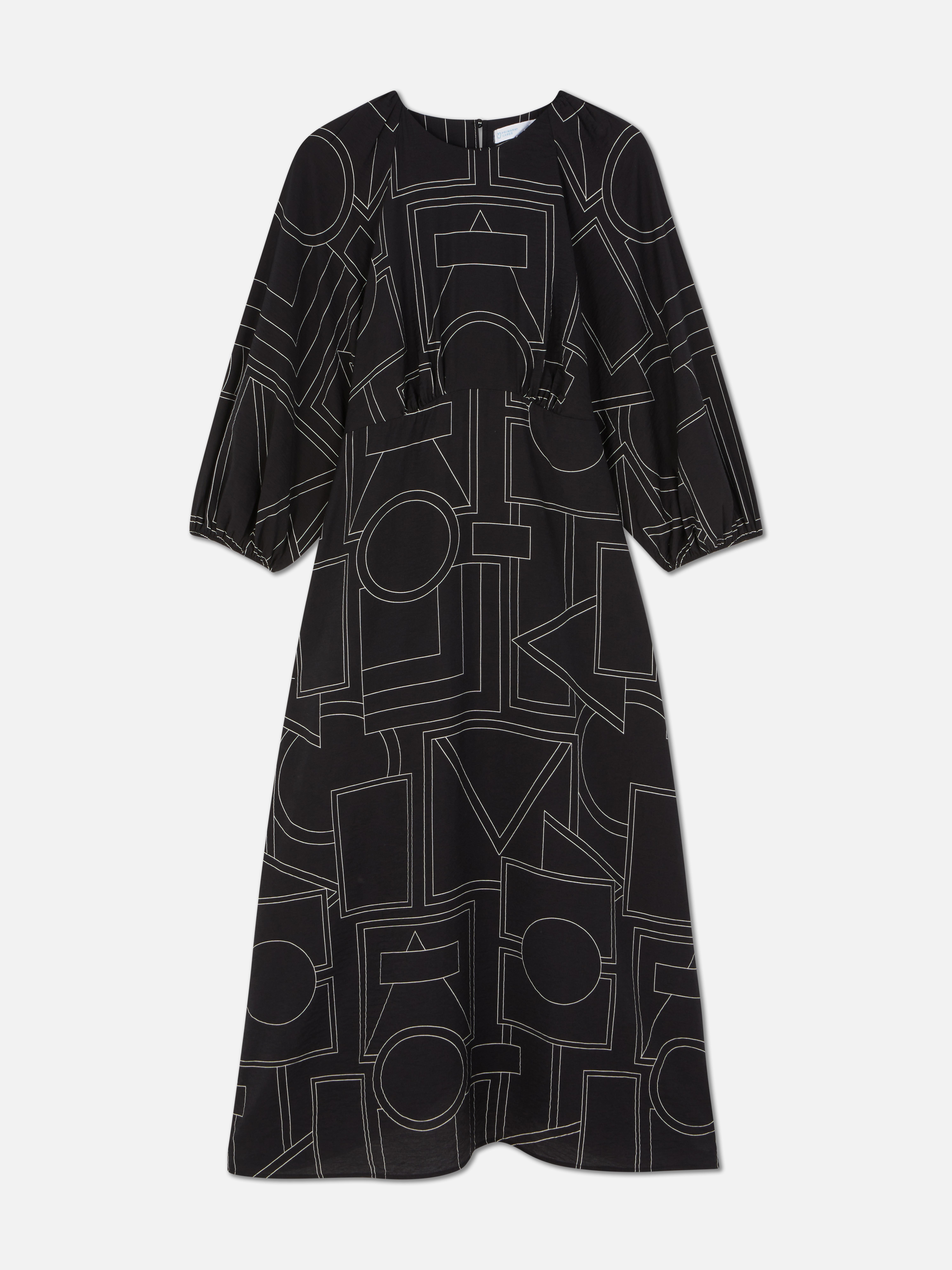 Printed Midi Dress