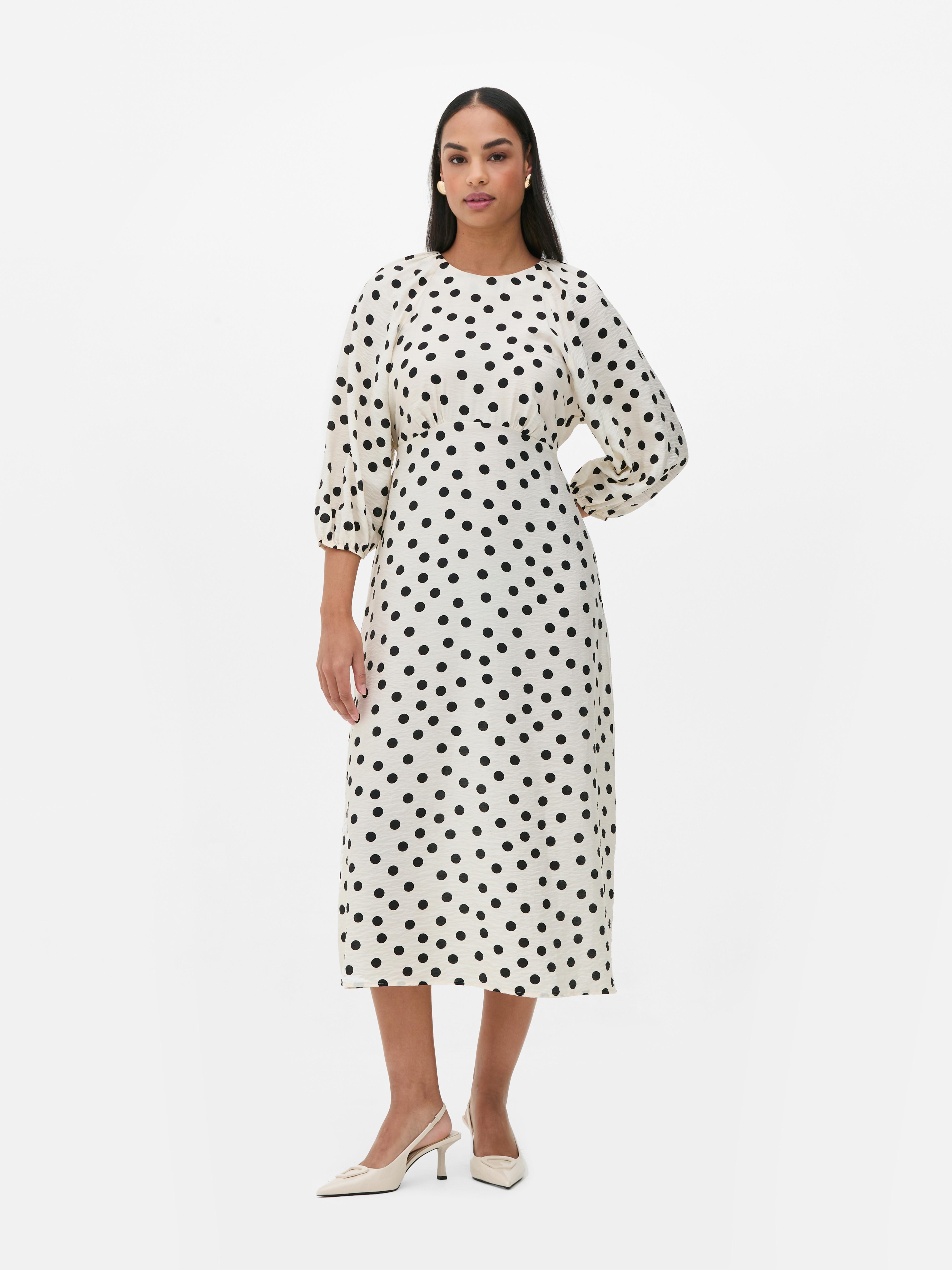 Printed Midi Dress