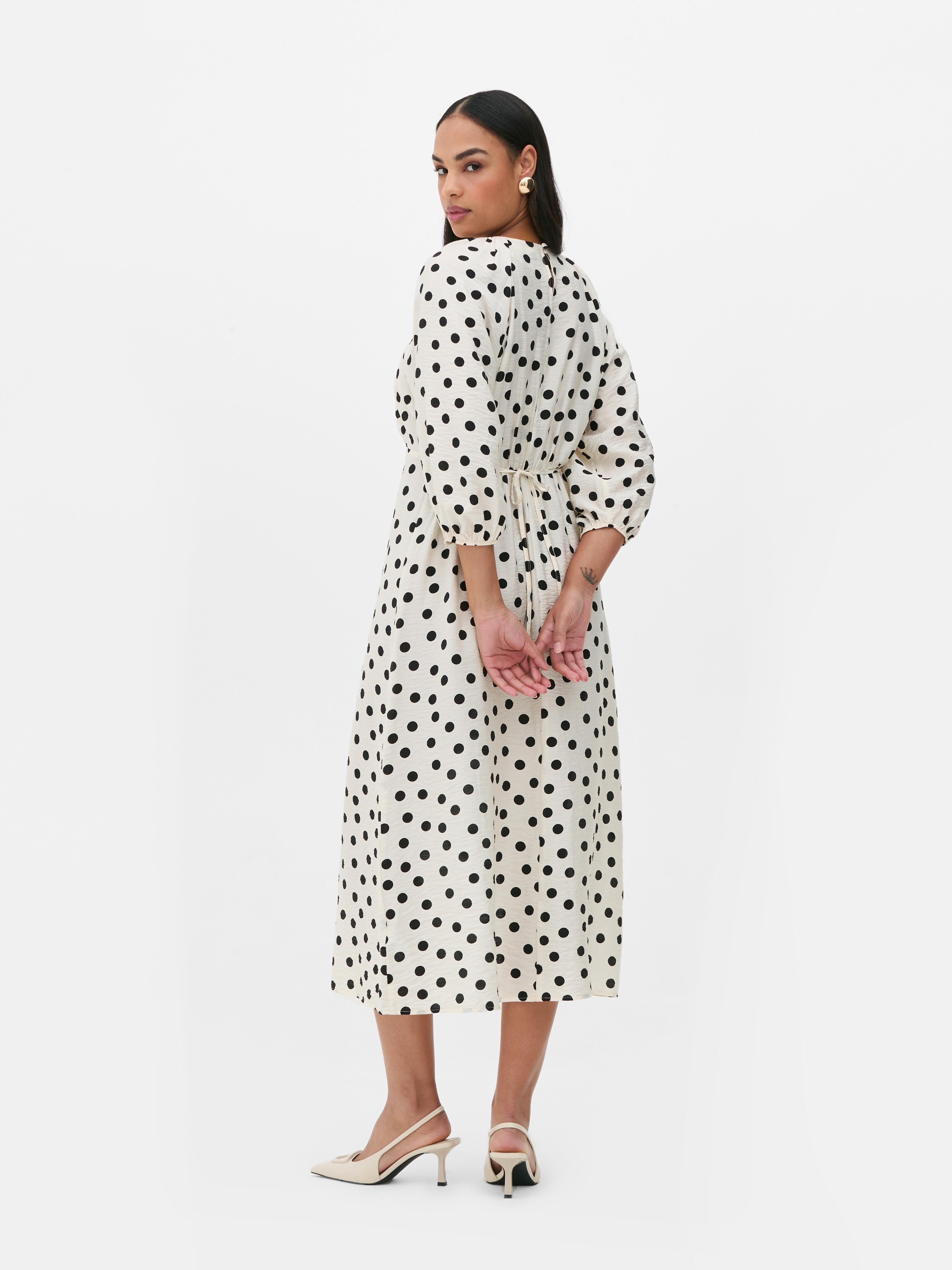 Printed Midi Dress