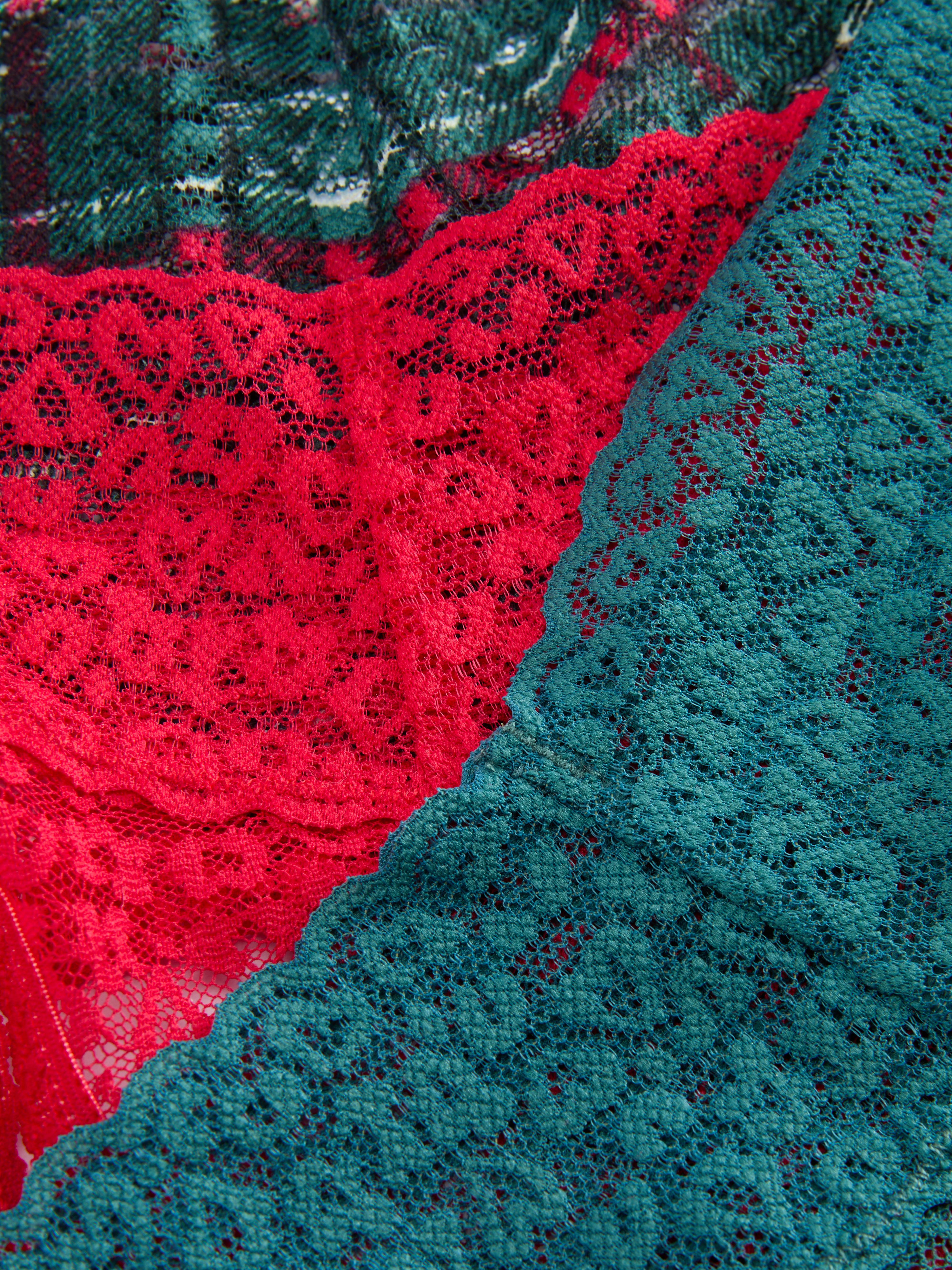 Bandeau-Tangas aus Spitze, 3er-Pack