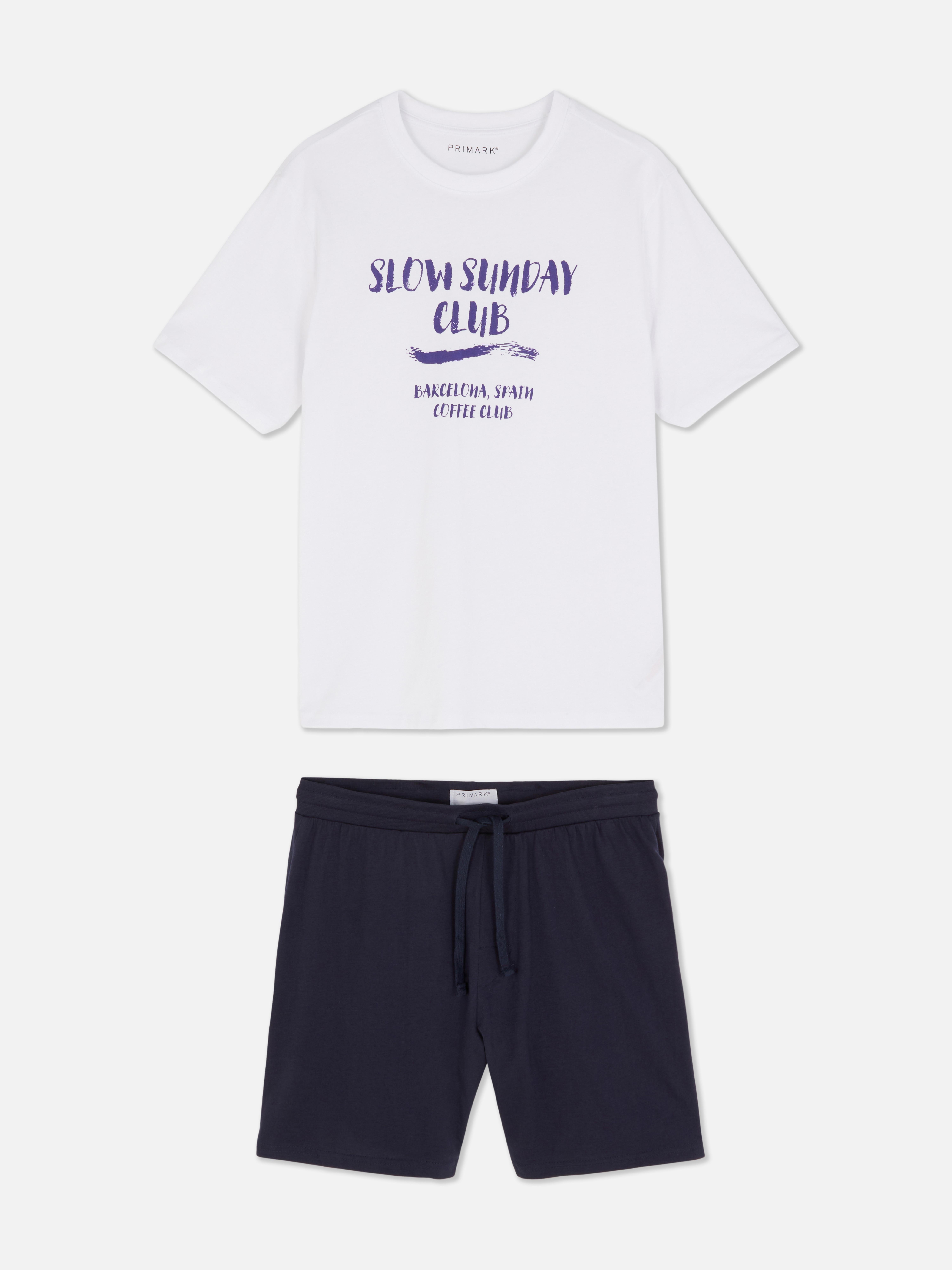 Pigiama maglietta e pantaloncini Slow Sunday Club