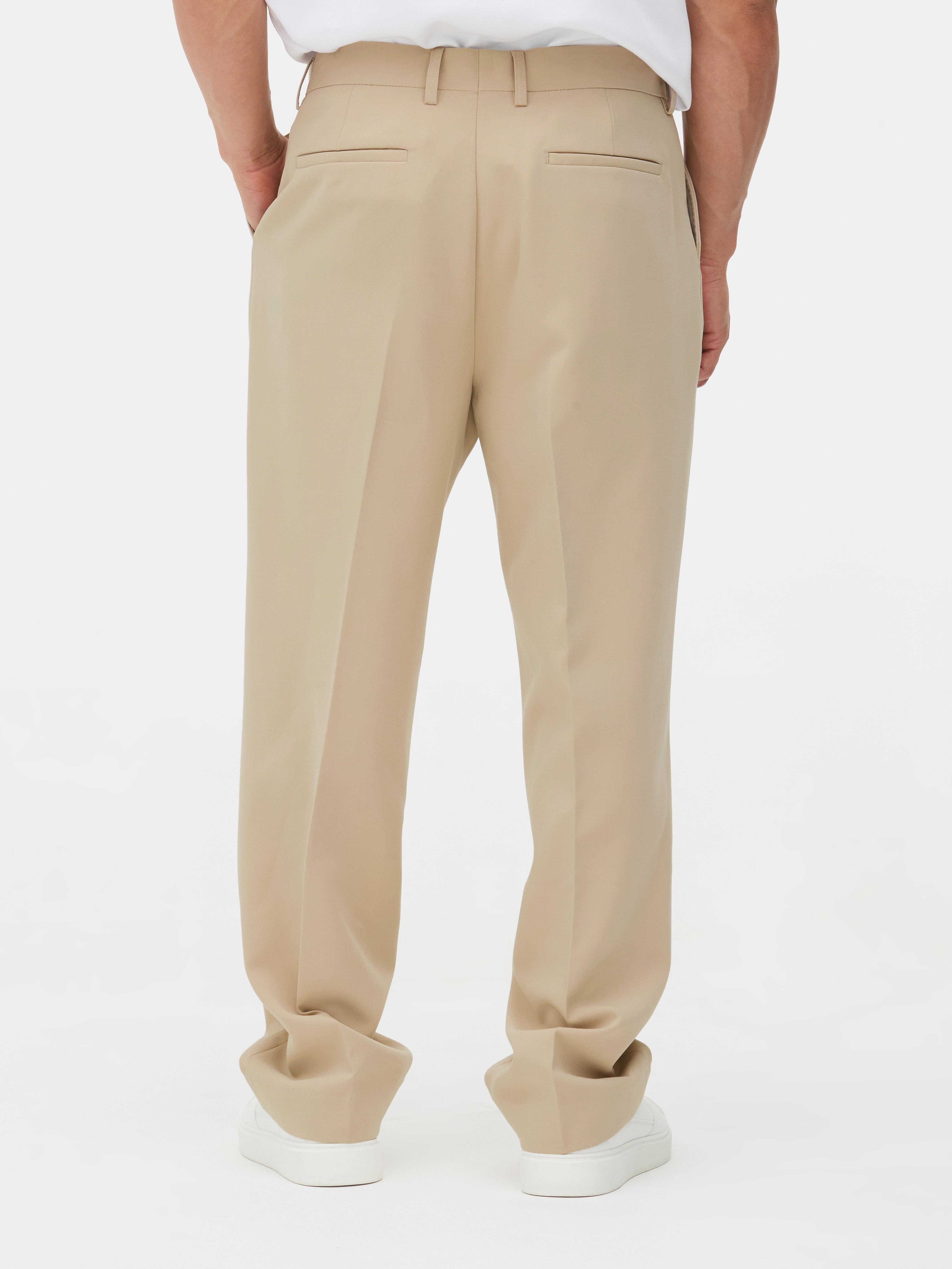 Pleated Tapered Trousers