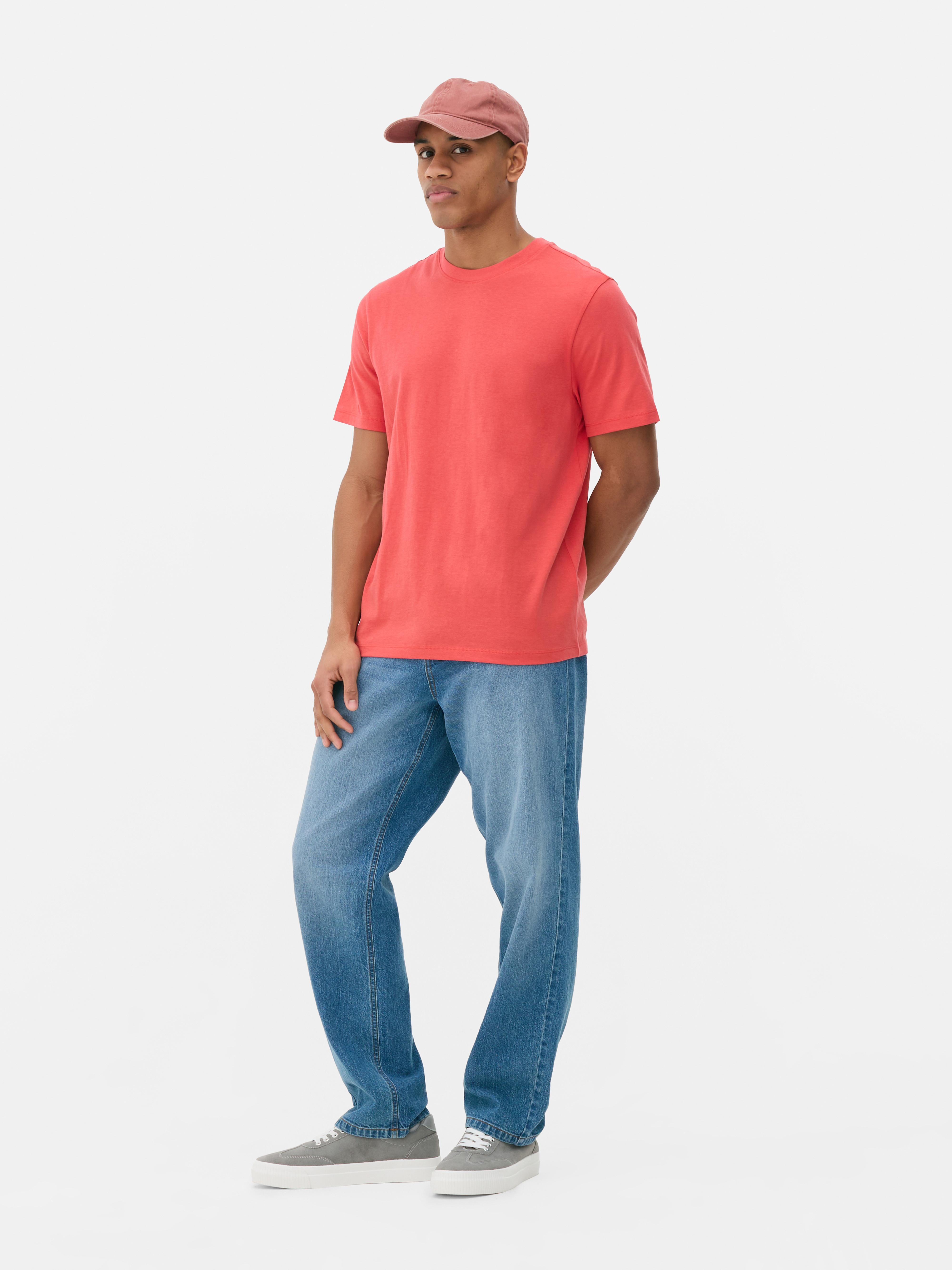 Crew Neck T-Shirt Red