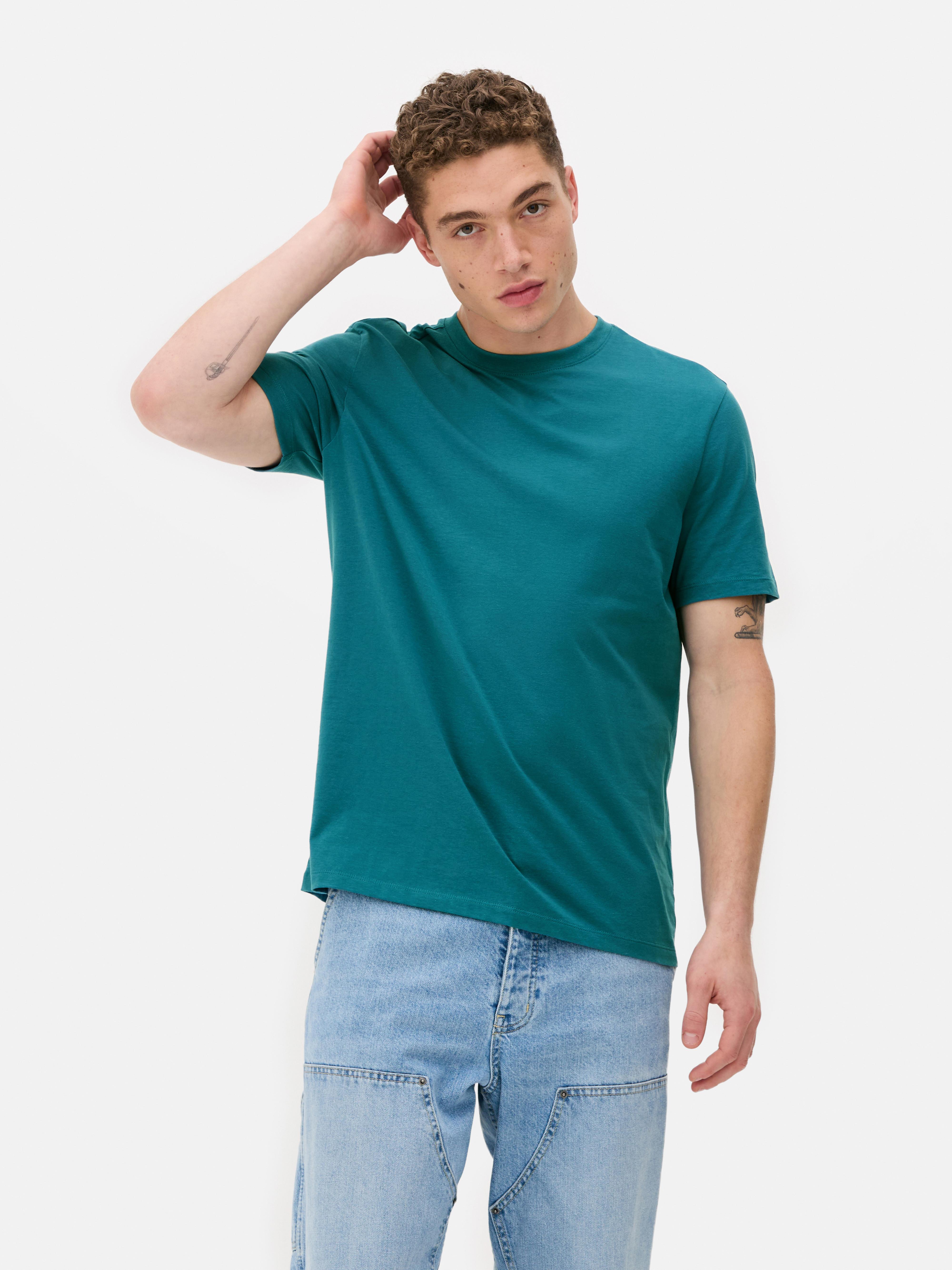 T-shirt met ronde hals