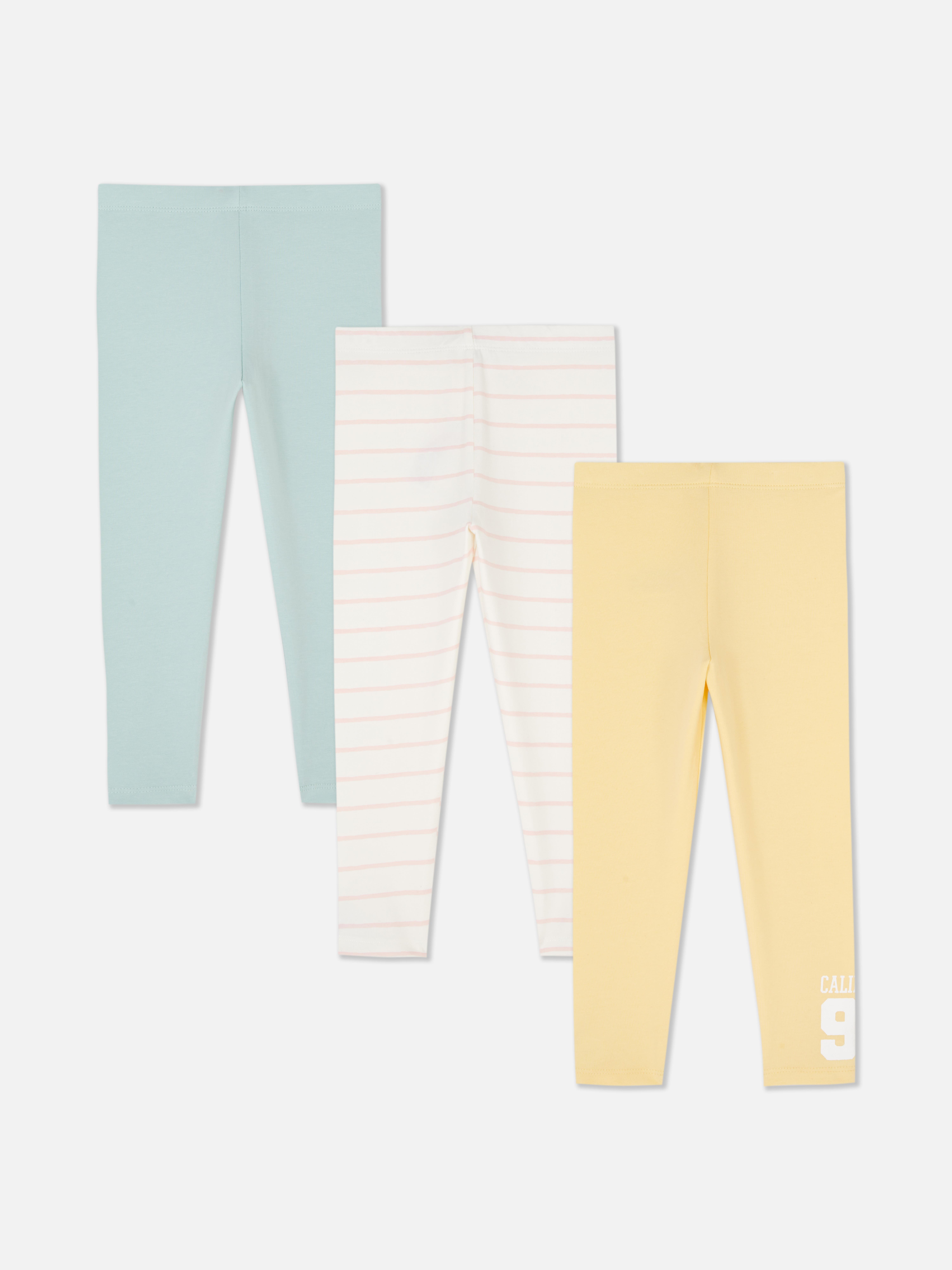 Pack de 3 leggings elásticos surtidos