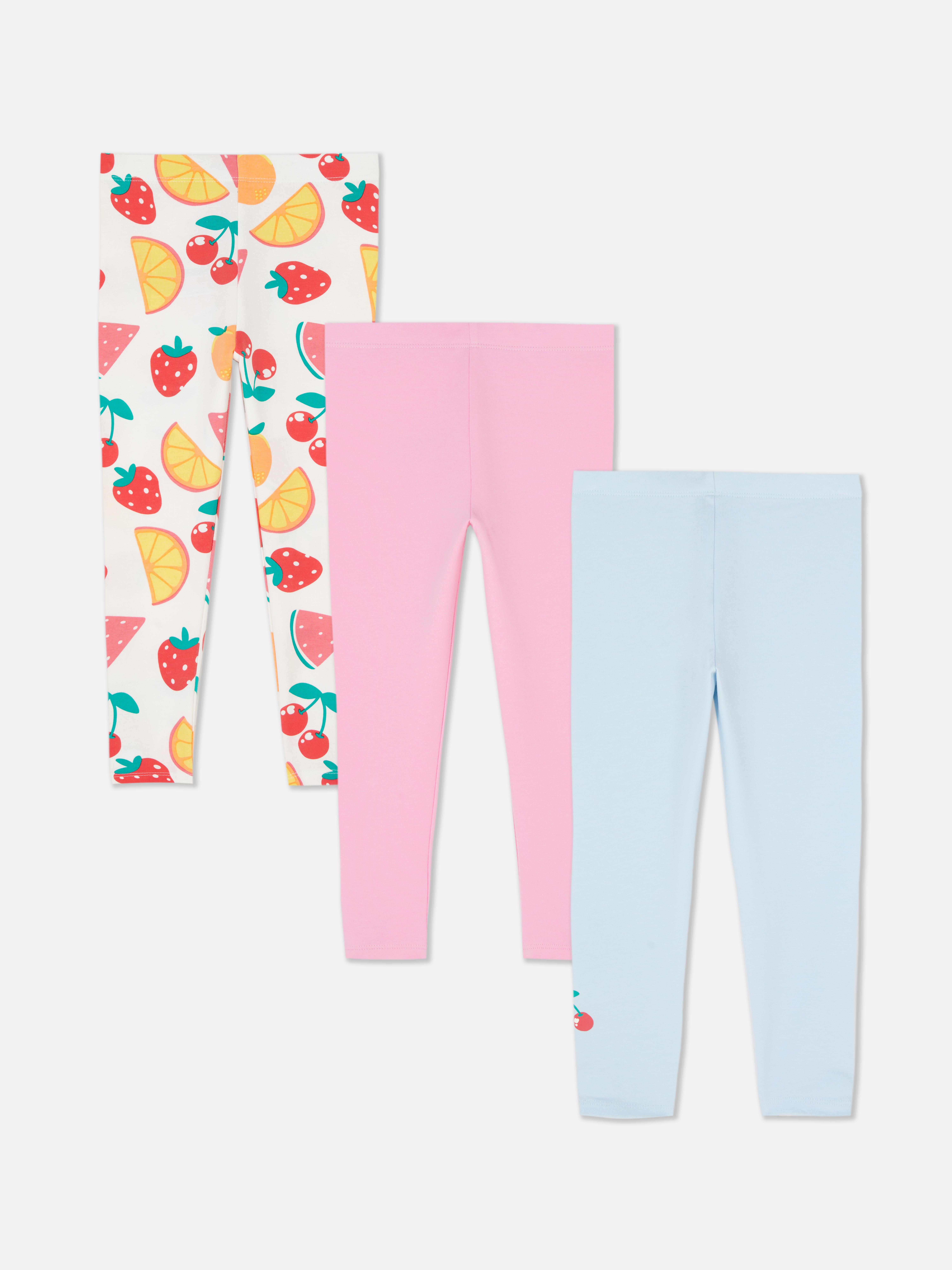 Pack de 3 leggings elásticos surtidos