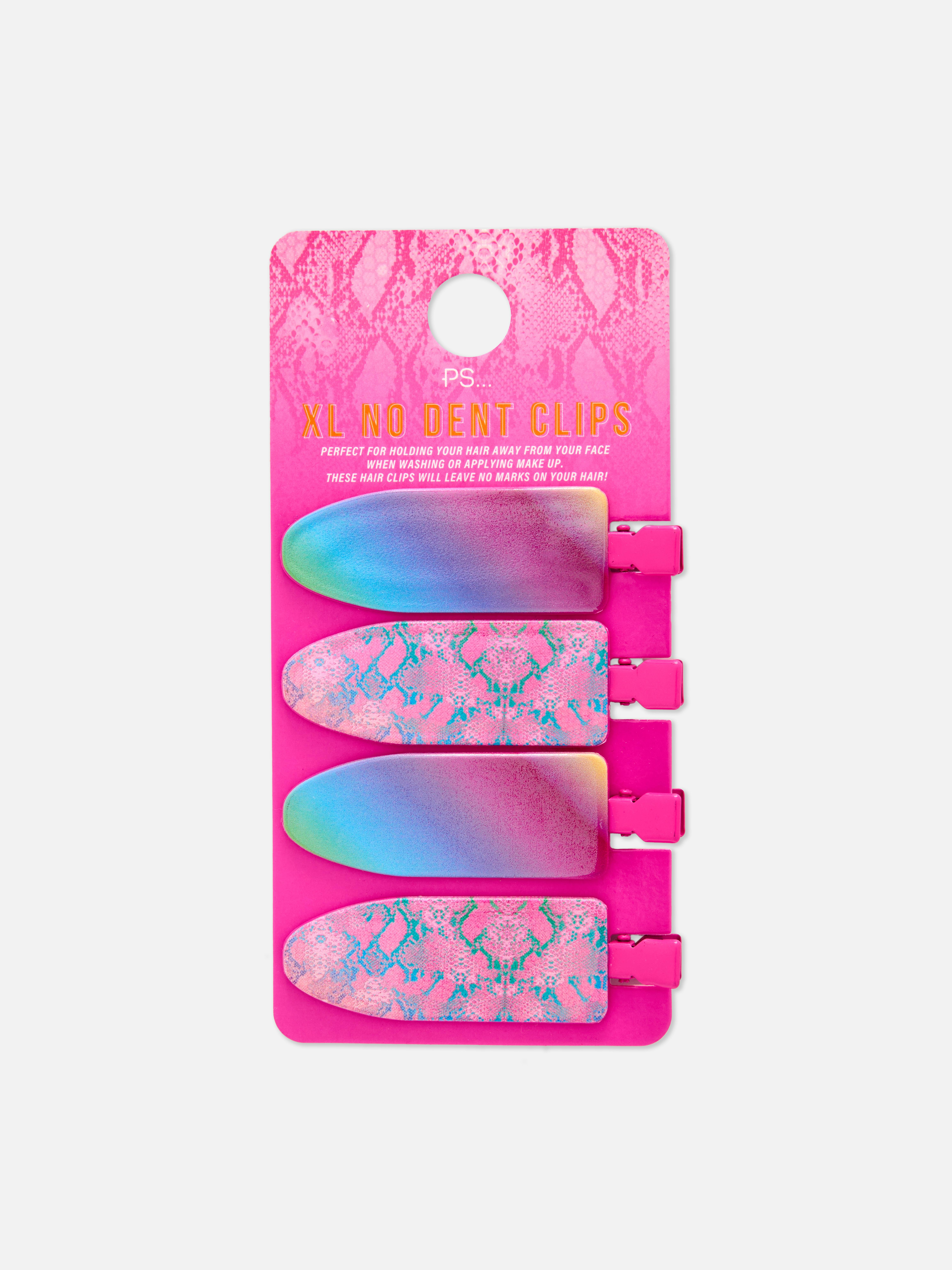4pk PS... Extra Large No Dent Hair Clips