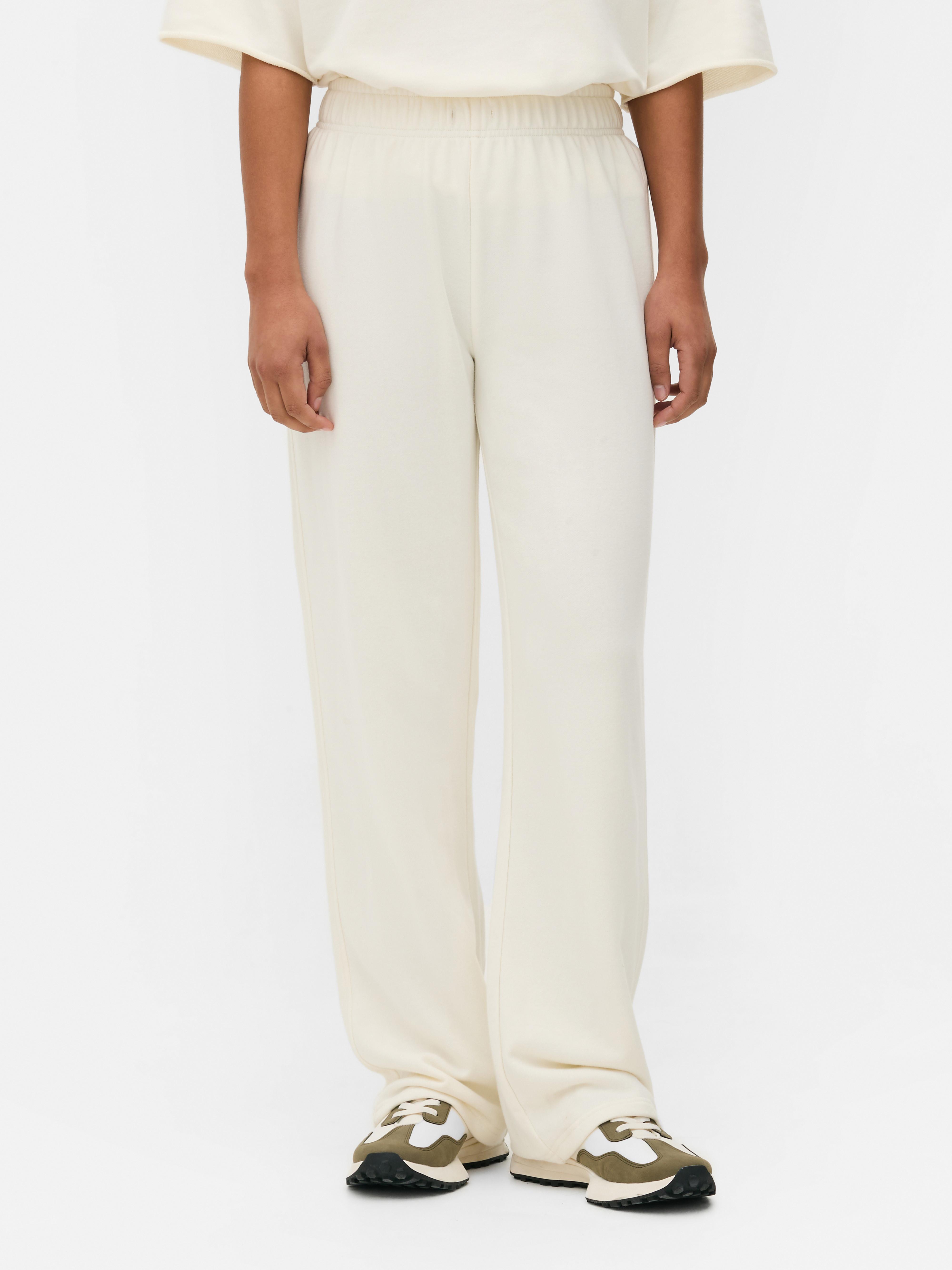 Pantaloni da tuta a gamba dritta con elastico