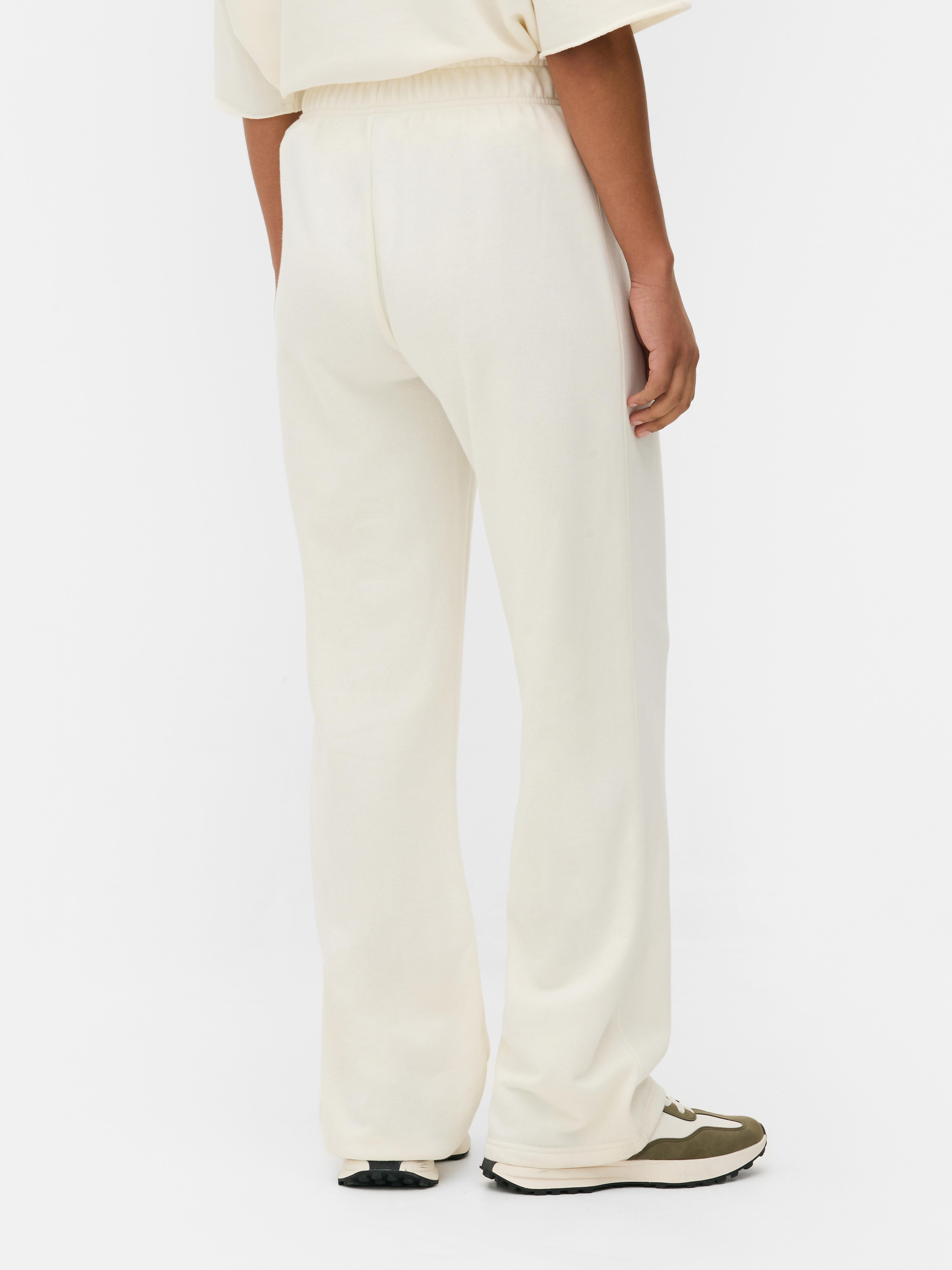 Pantaloni da tuta a gamba dritta con elastico
