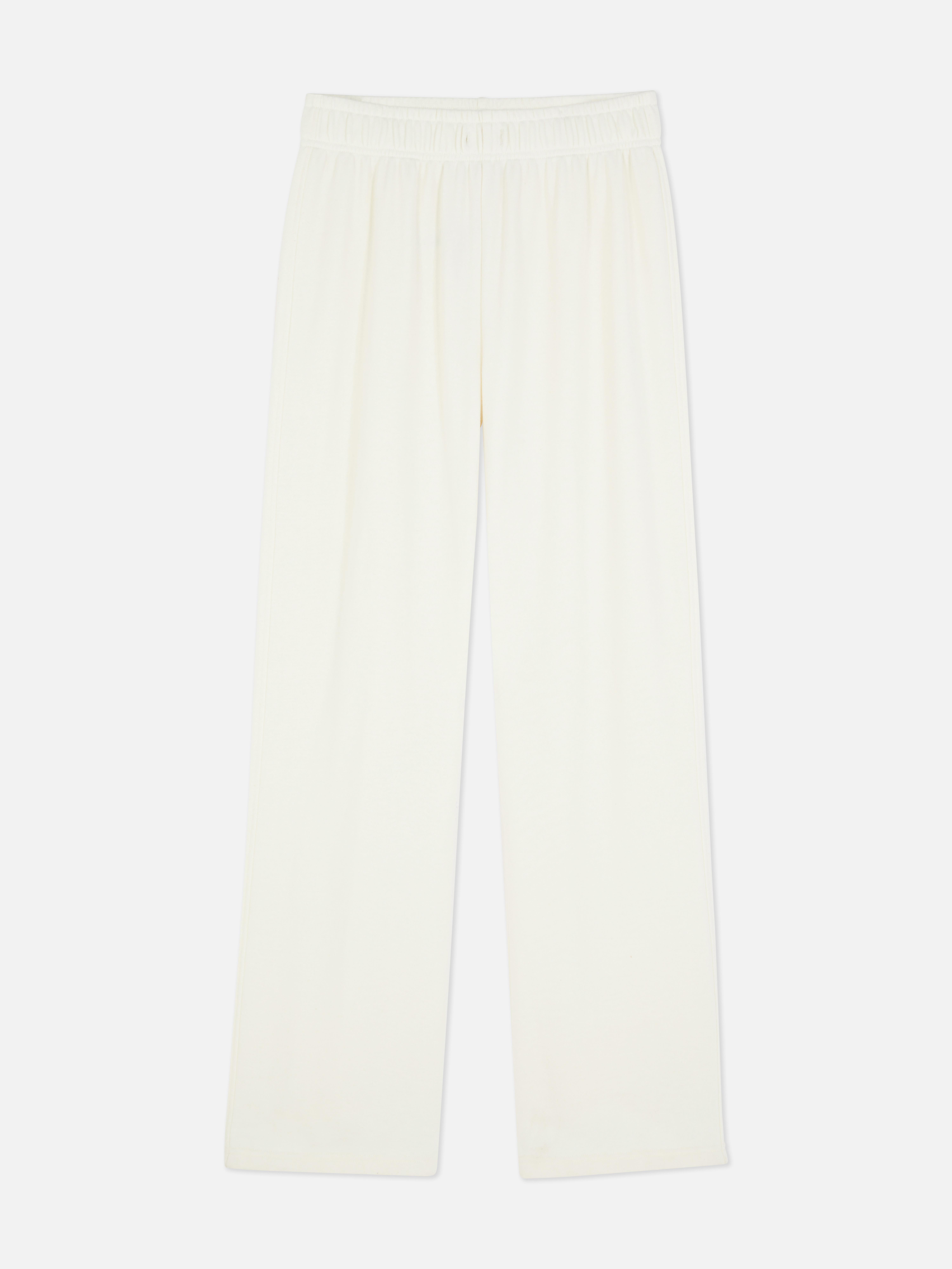 Pantaloni da tuta a gamba dritta con elastico