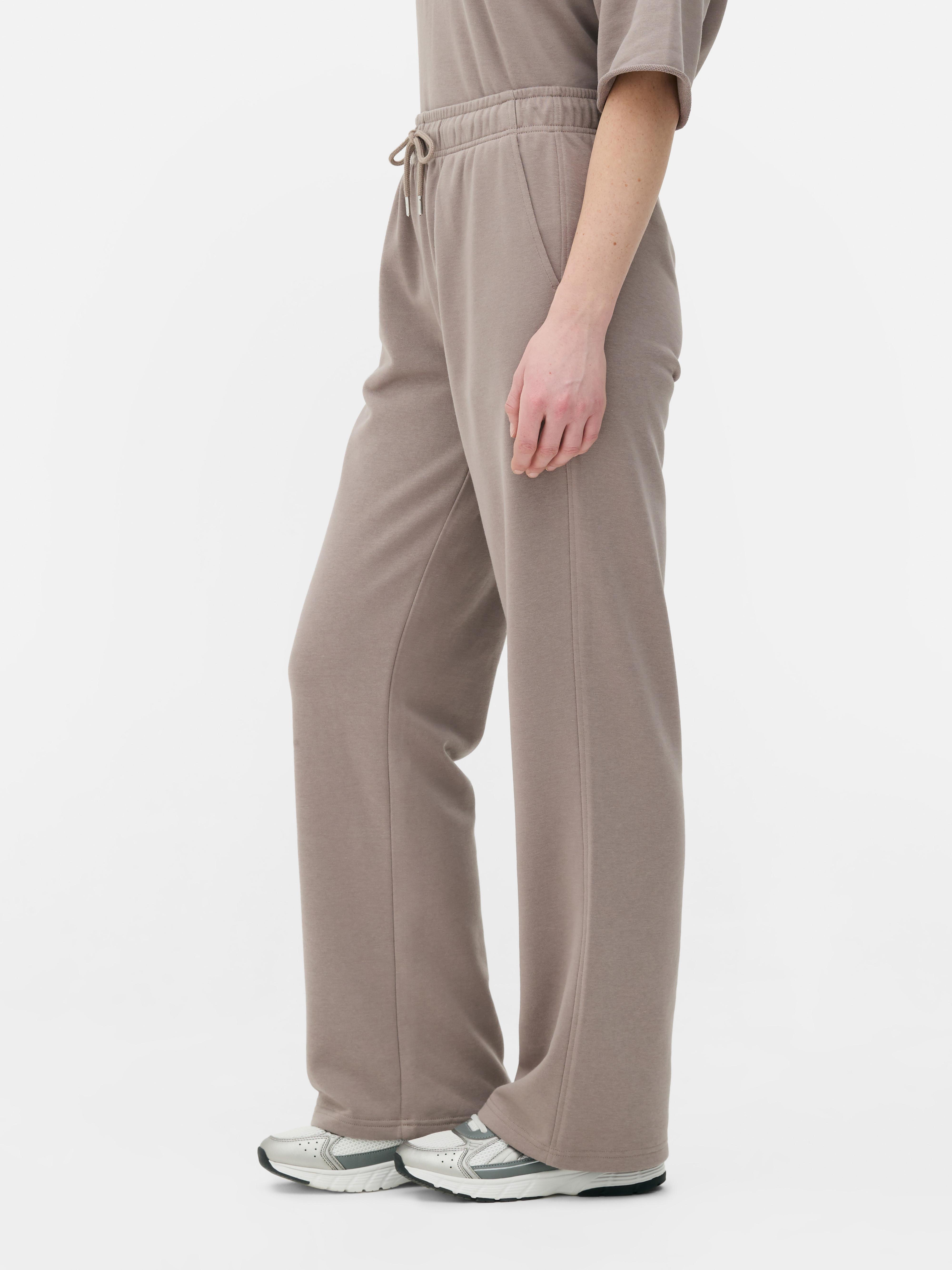 Joggers con cordón de ajuste y pernera recta