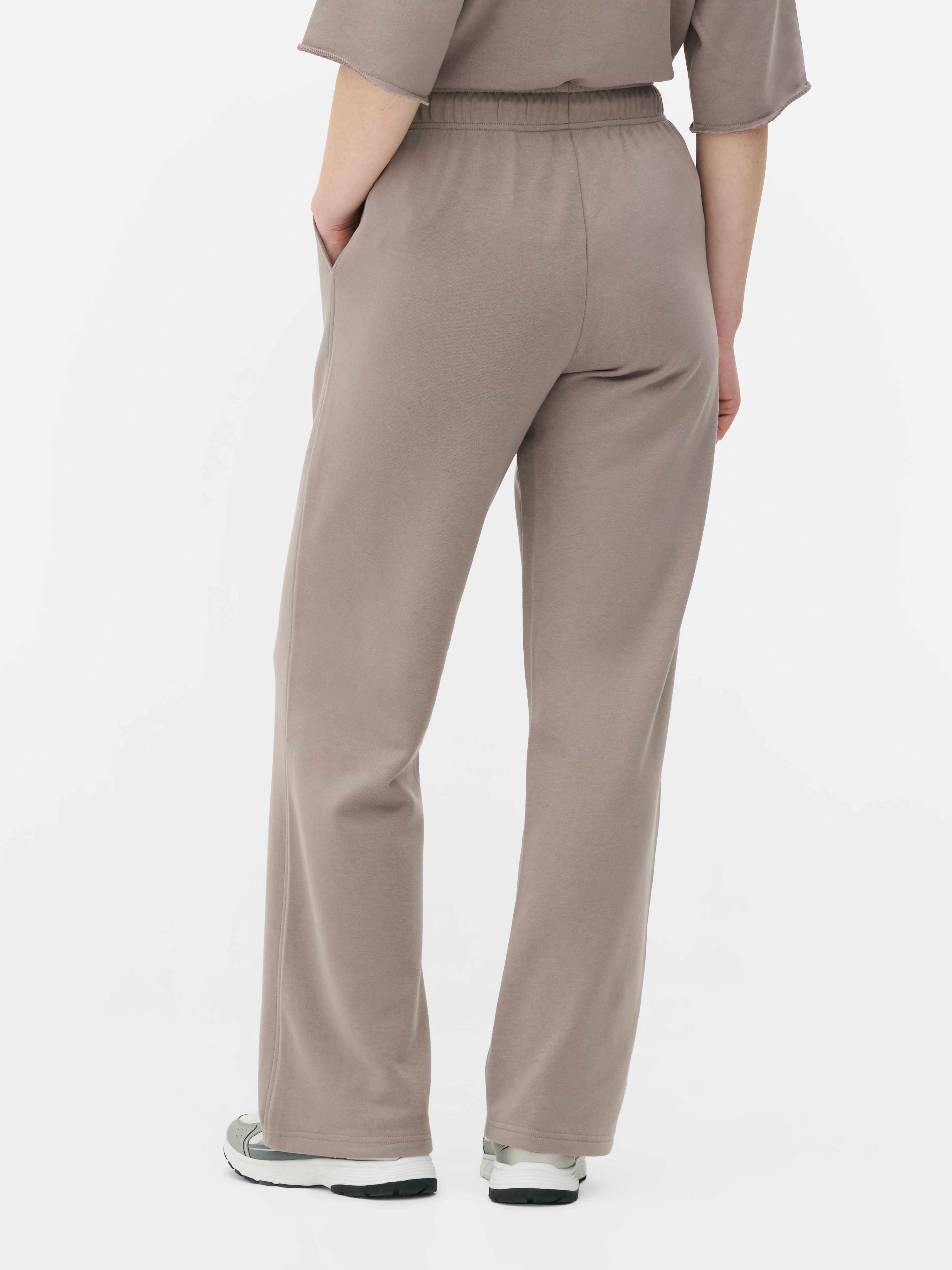Joggers con cordón de ajuste y pernera recta