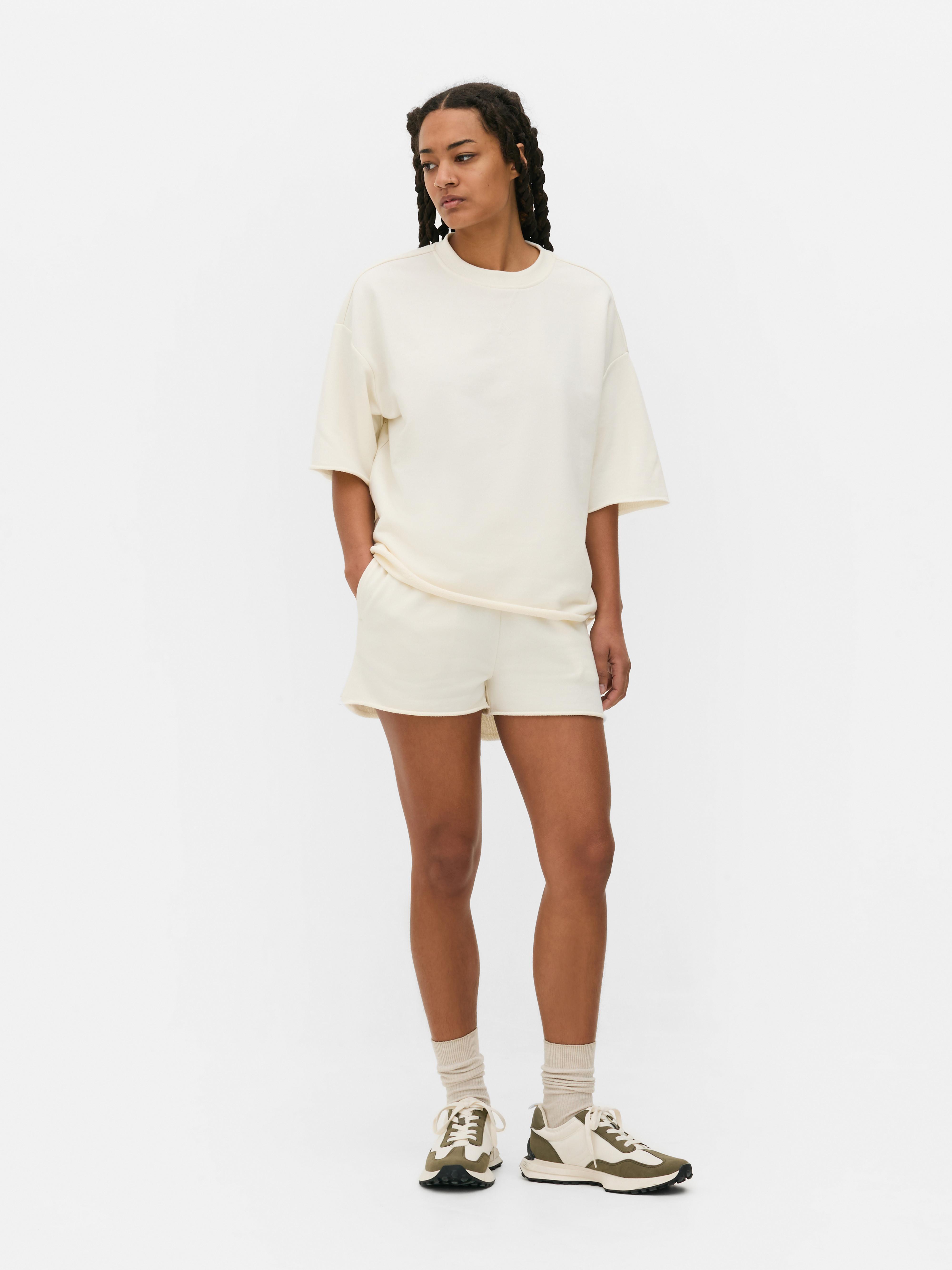Oversized Short Sleeve Sweatshirt