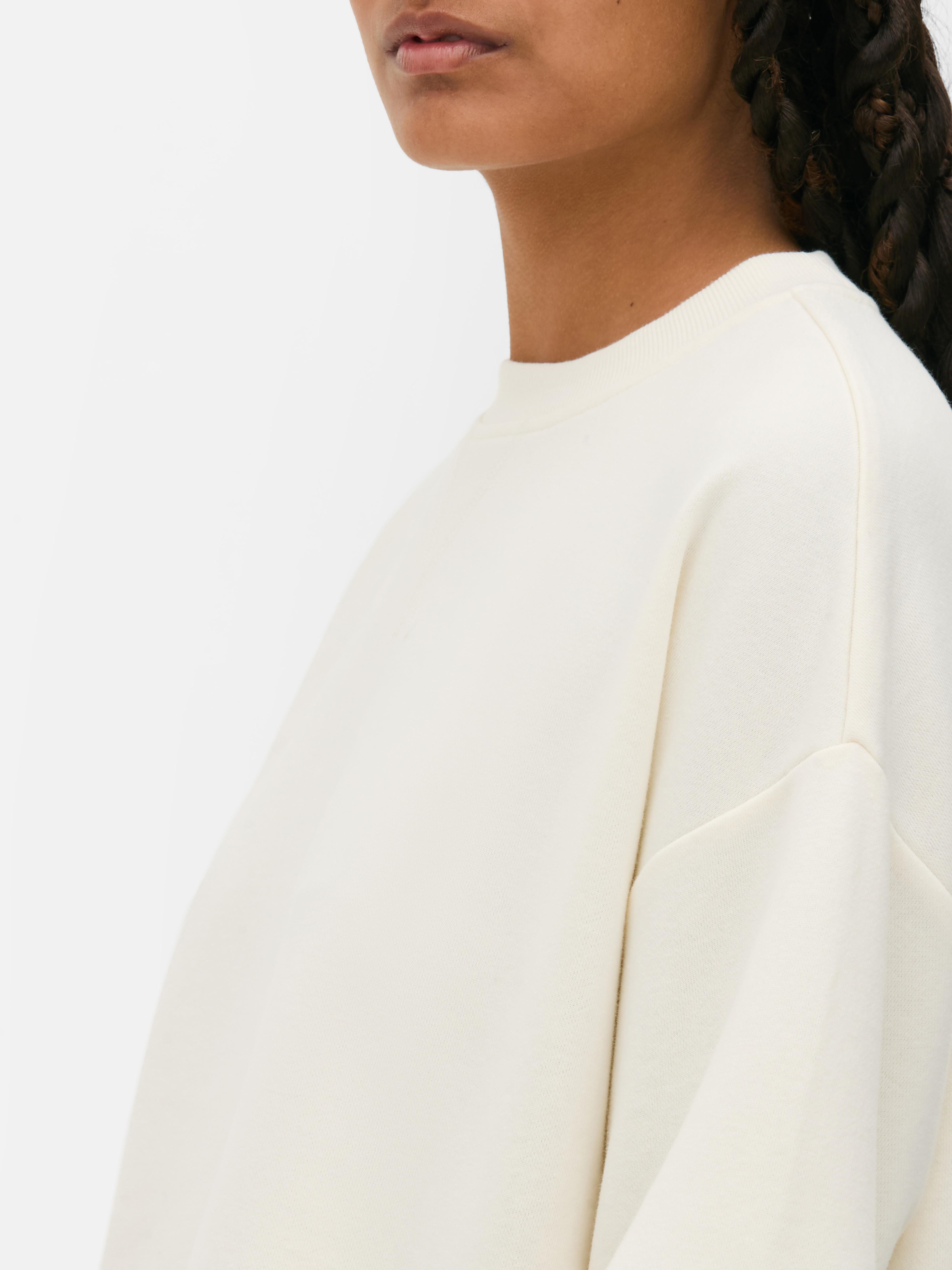 Oversized Short Sleeve Sweatshirt
