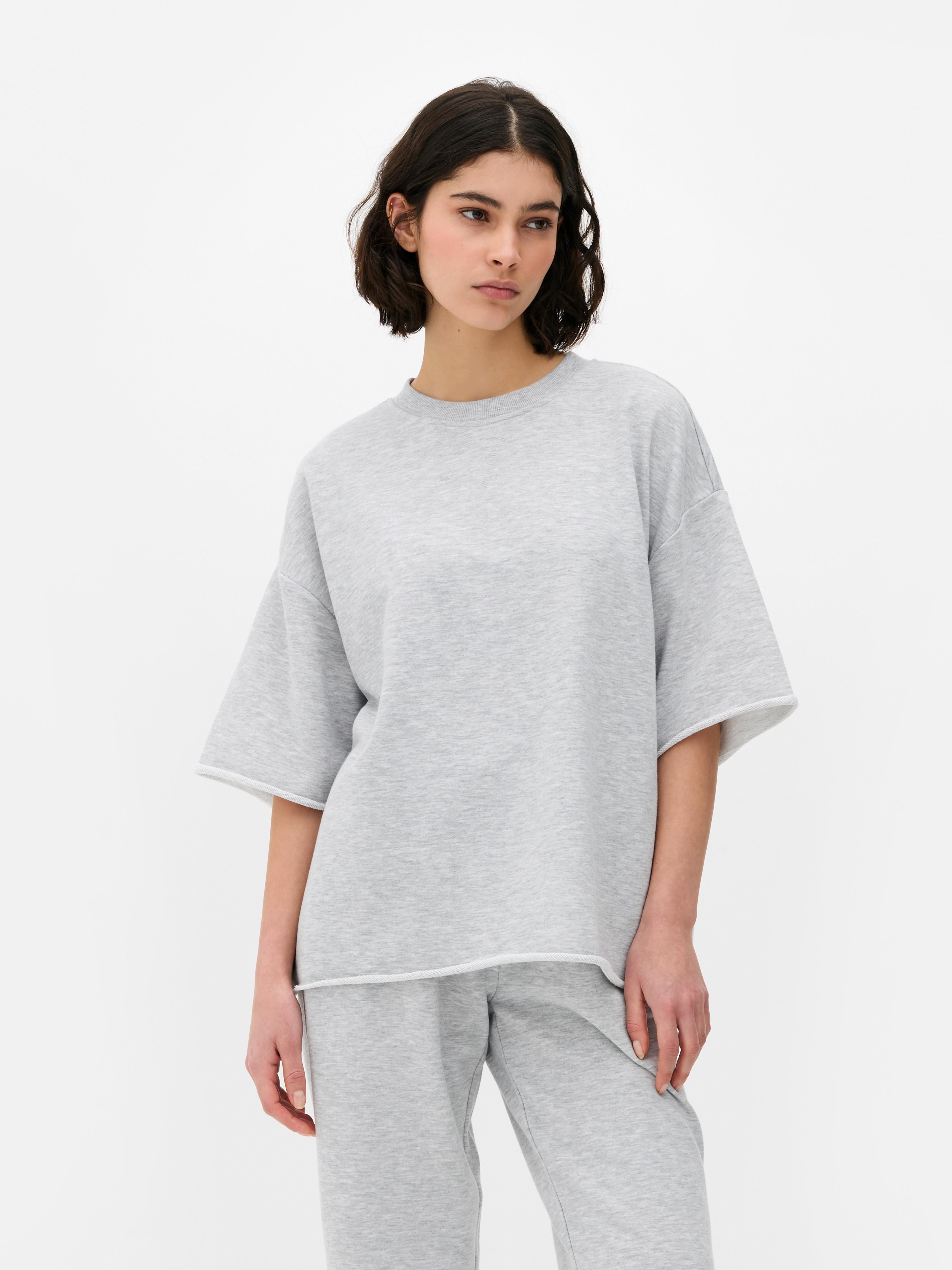 Oversized Short Sleeve Sweatshirt