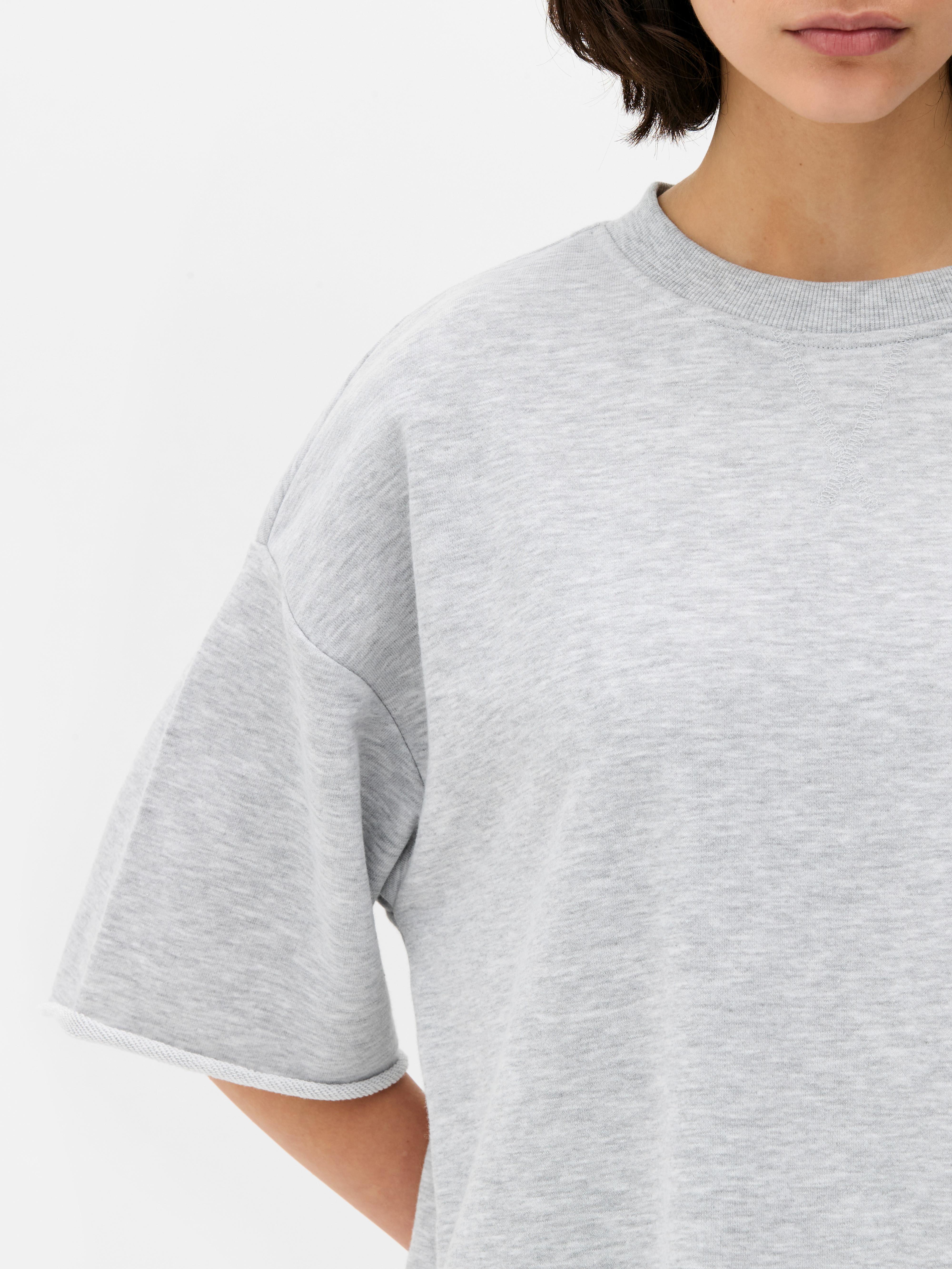 Oversized Short Sleeve Sweatshirt