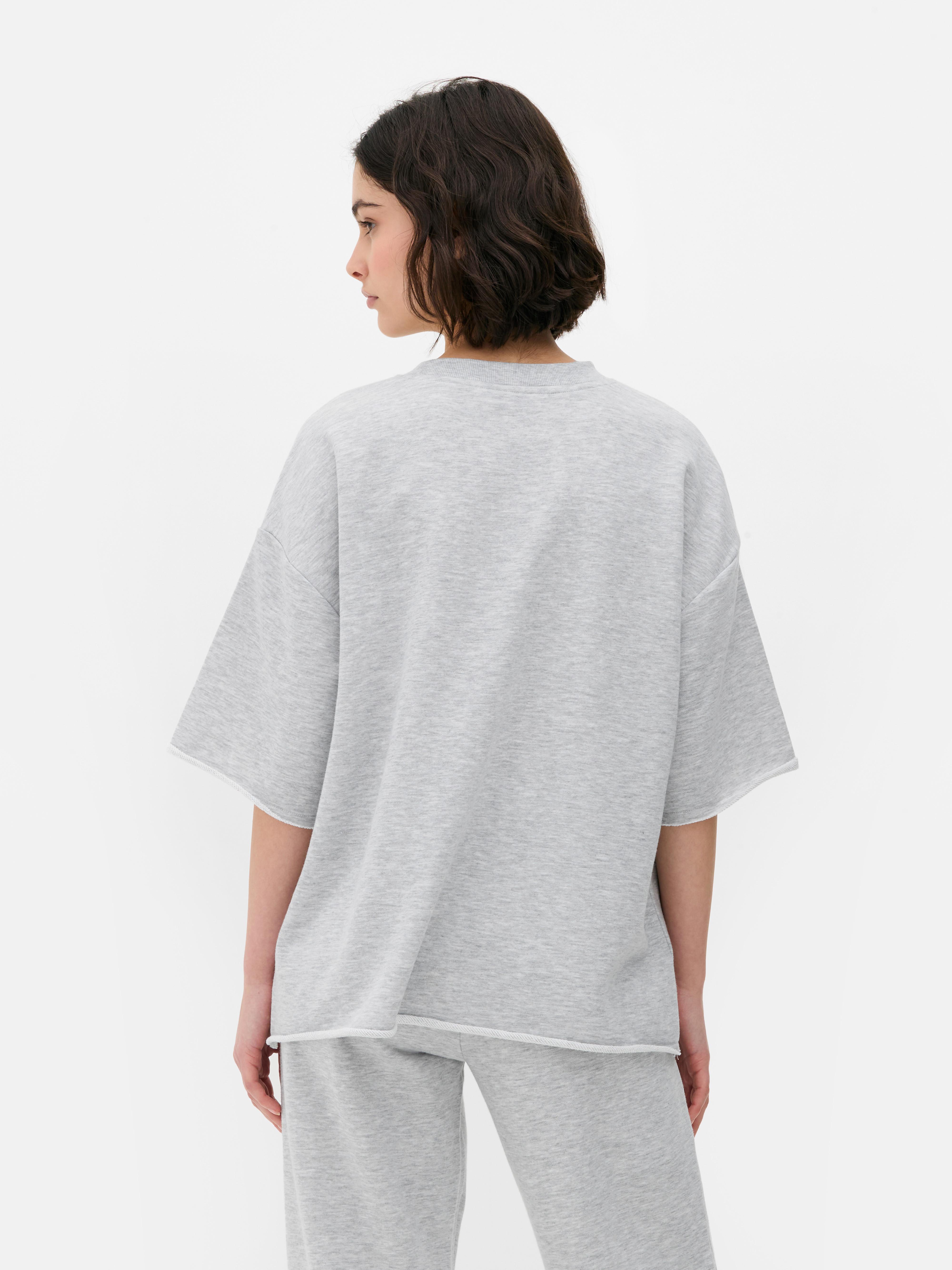 Oversized Short Sleeve Sweatshirt