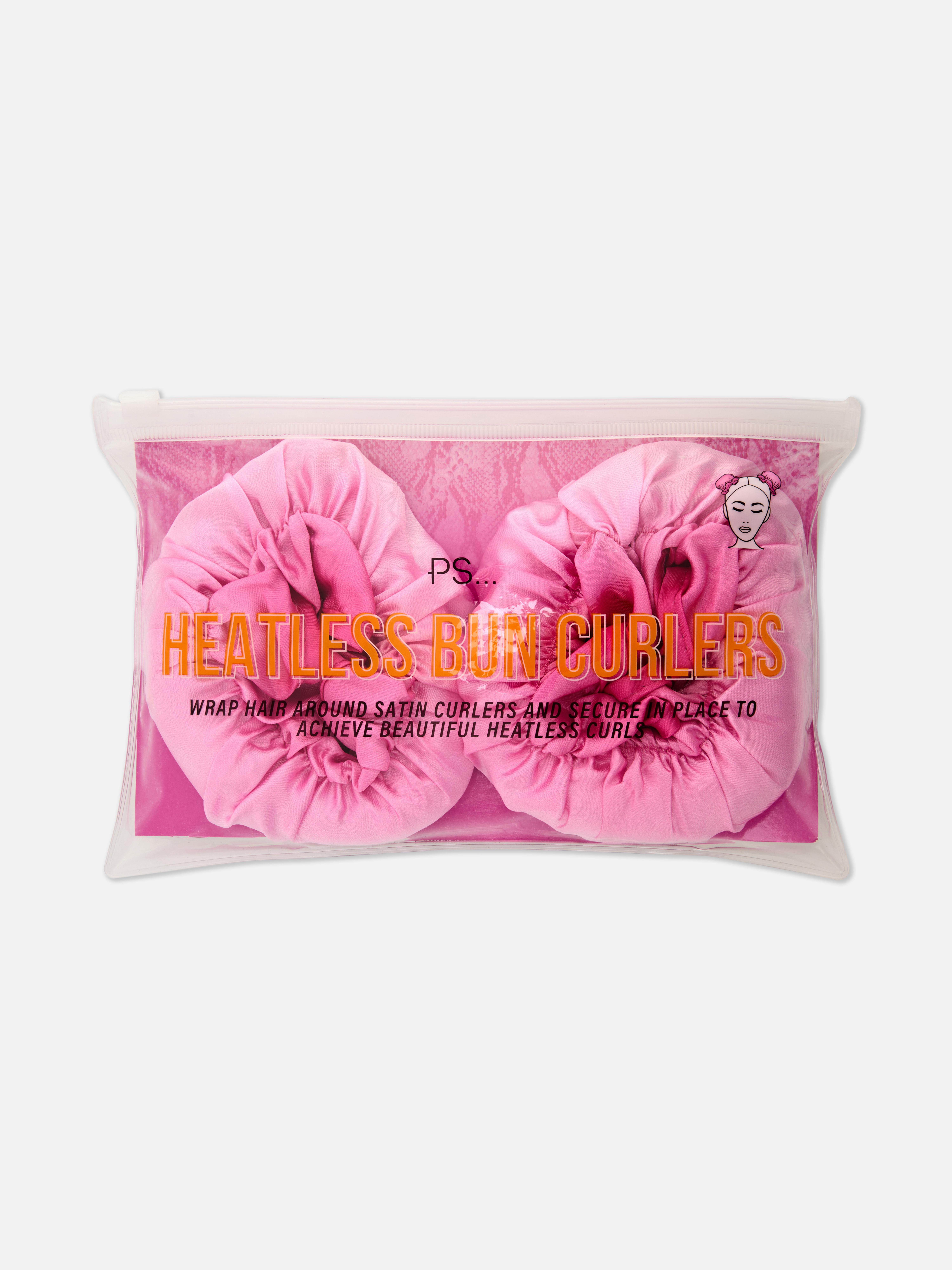 PS... Satin Heatless Bun Hair Curlers