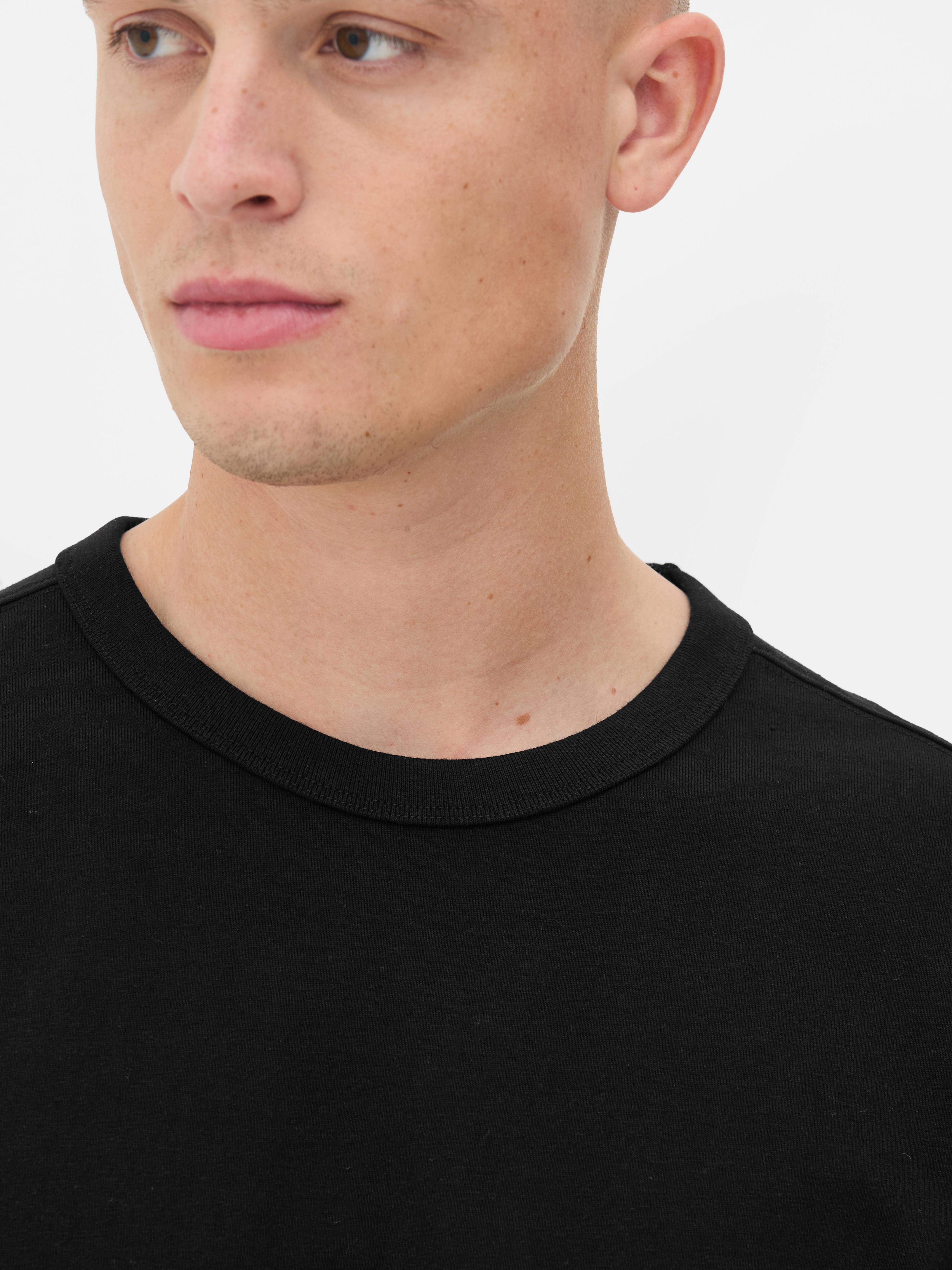 Basic T-shirt met korte mouwen