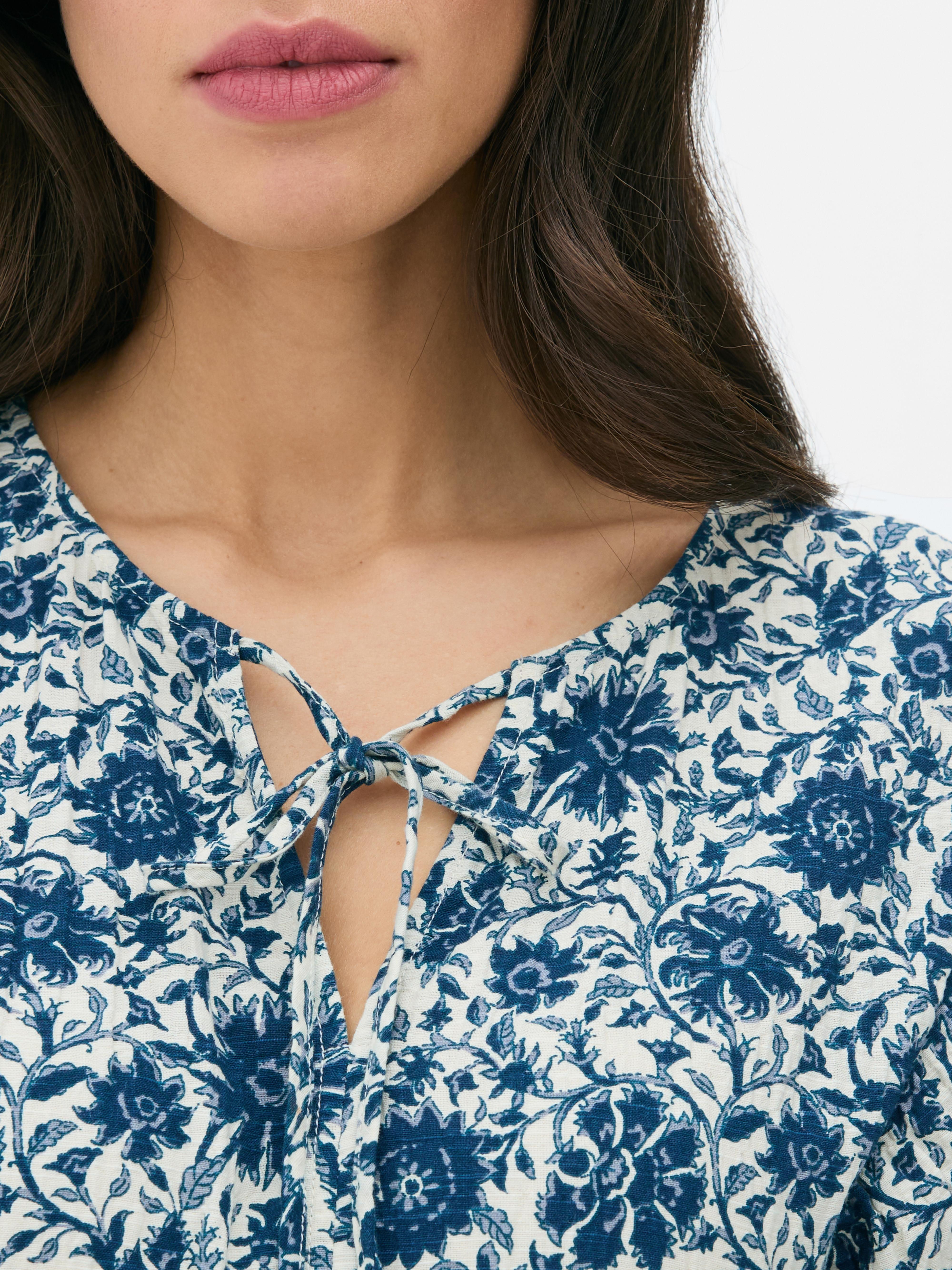 Floral Tiered Midi Dress