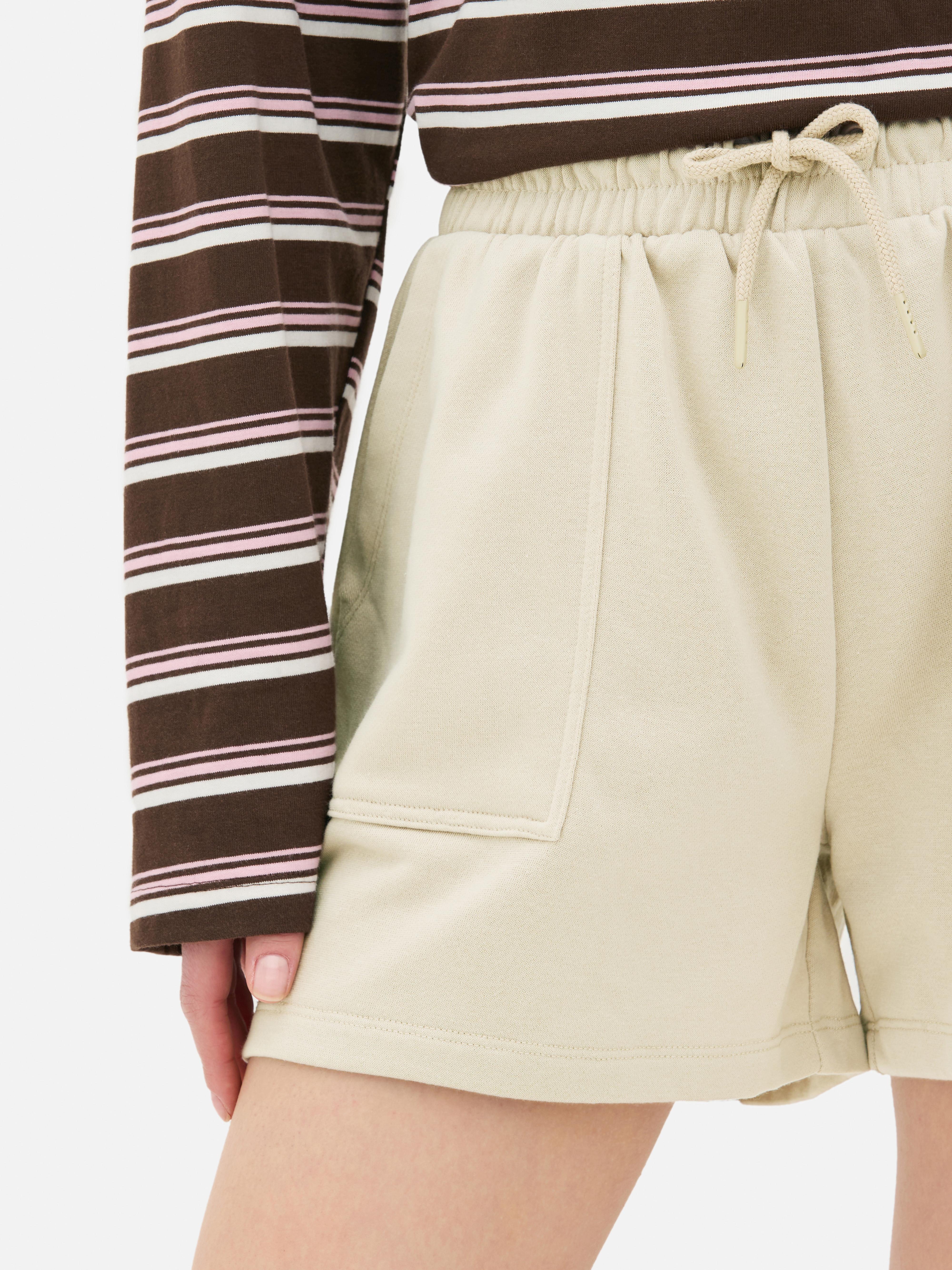 Drawstring Jersey Shorts