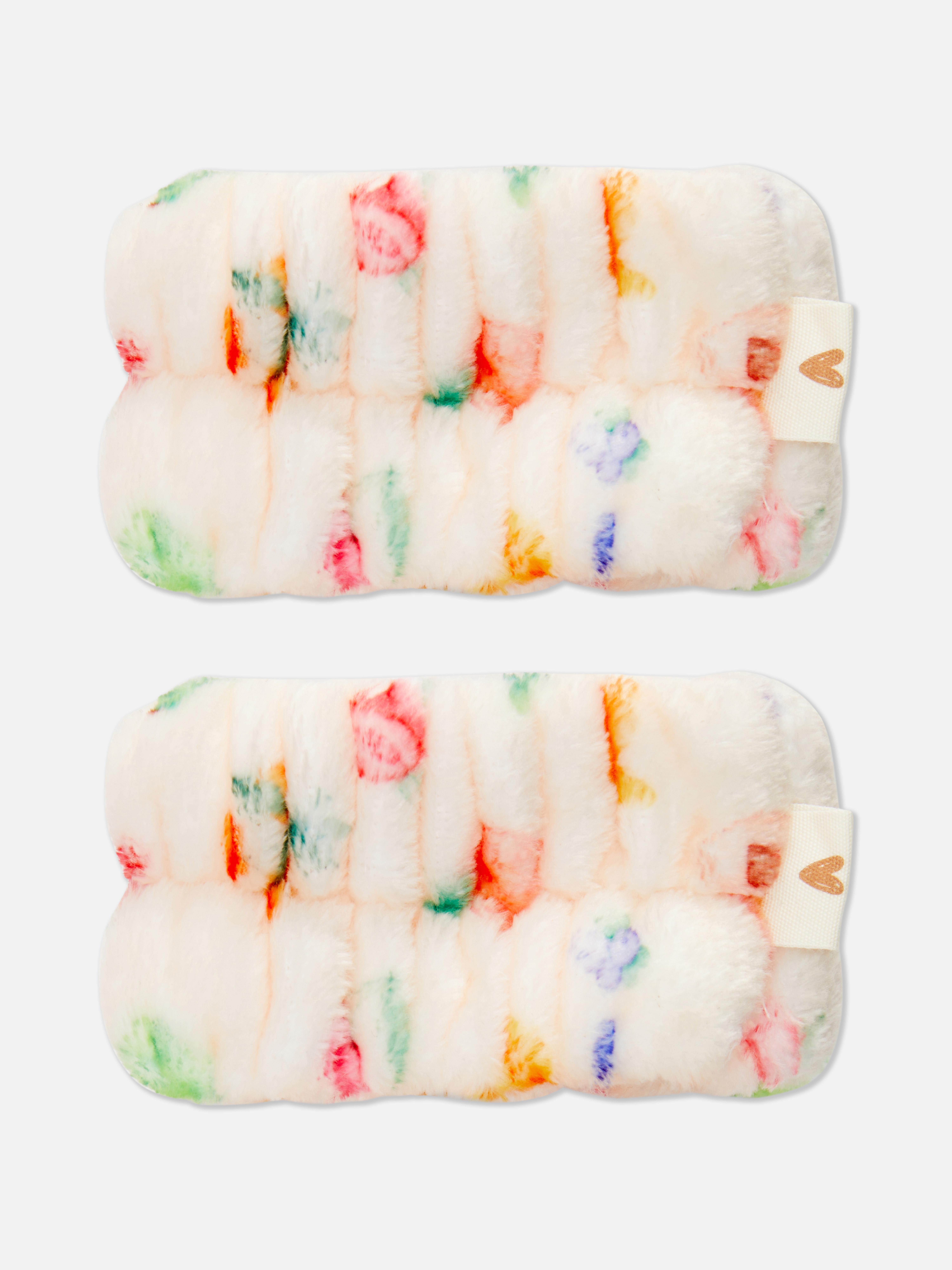 2-Pack Colorful Wrist Wash Bands