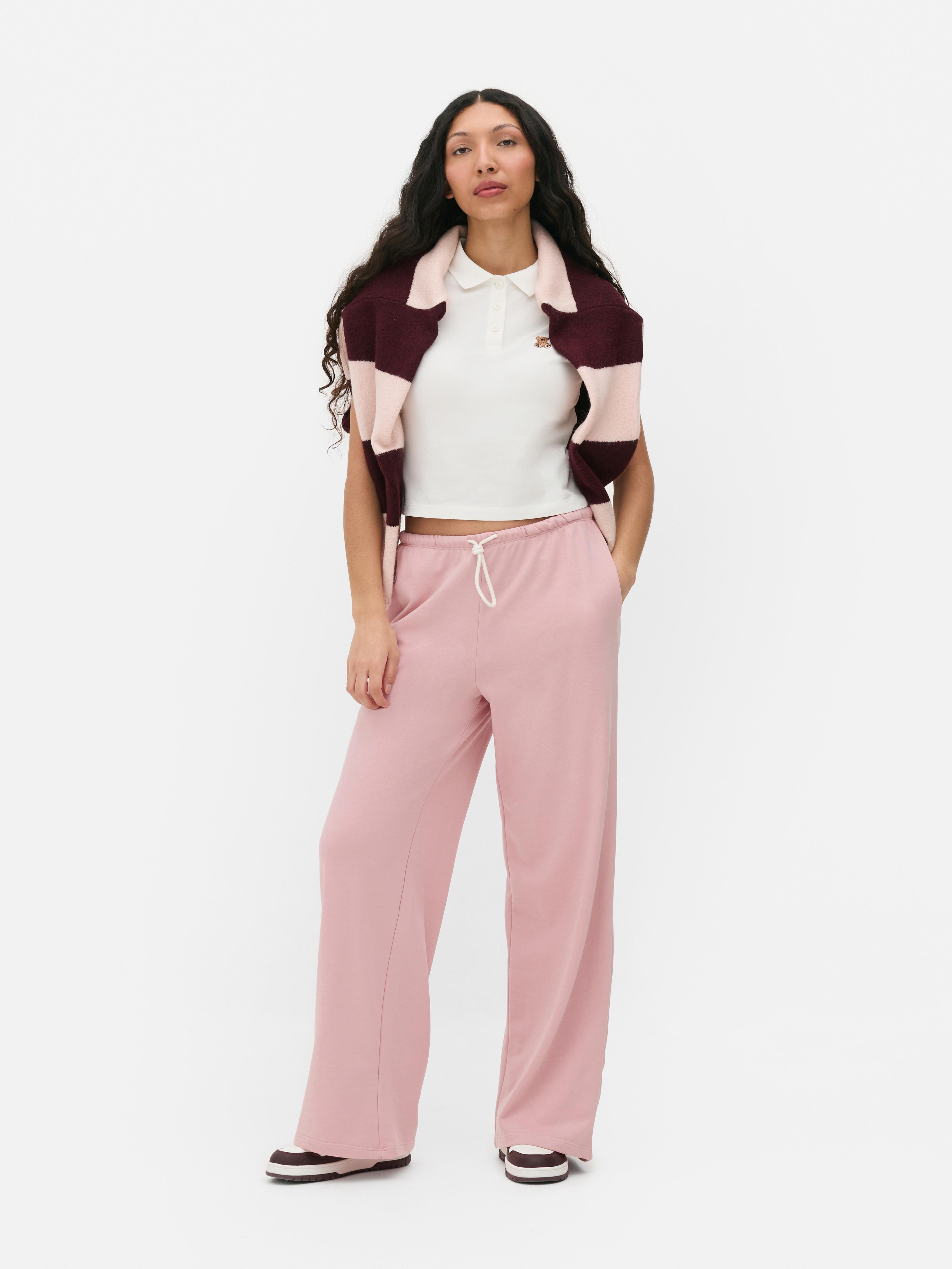 Wide-Leg Drawstring Joggers