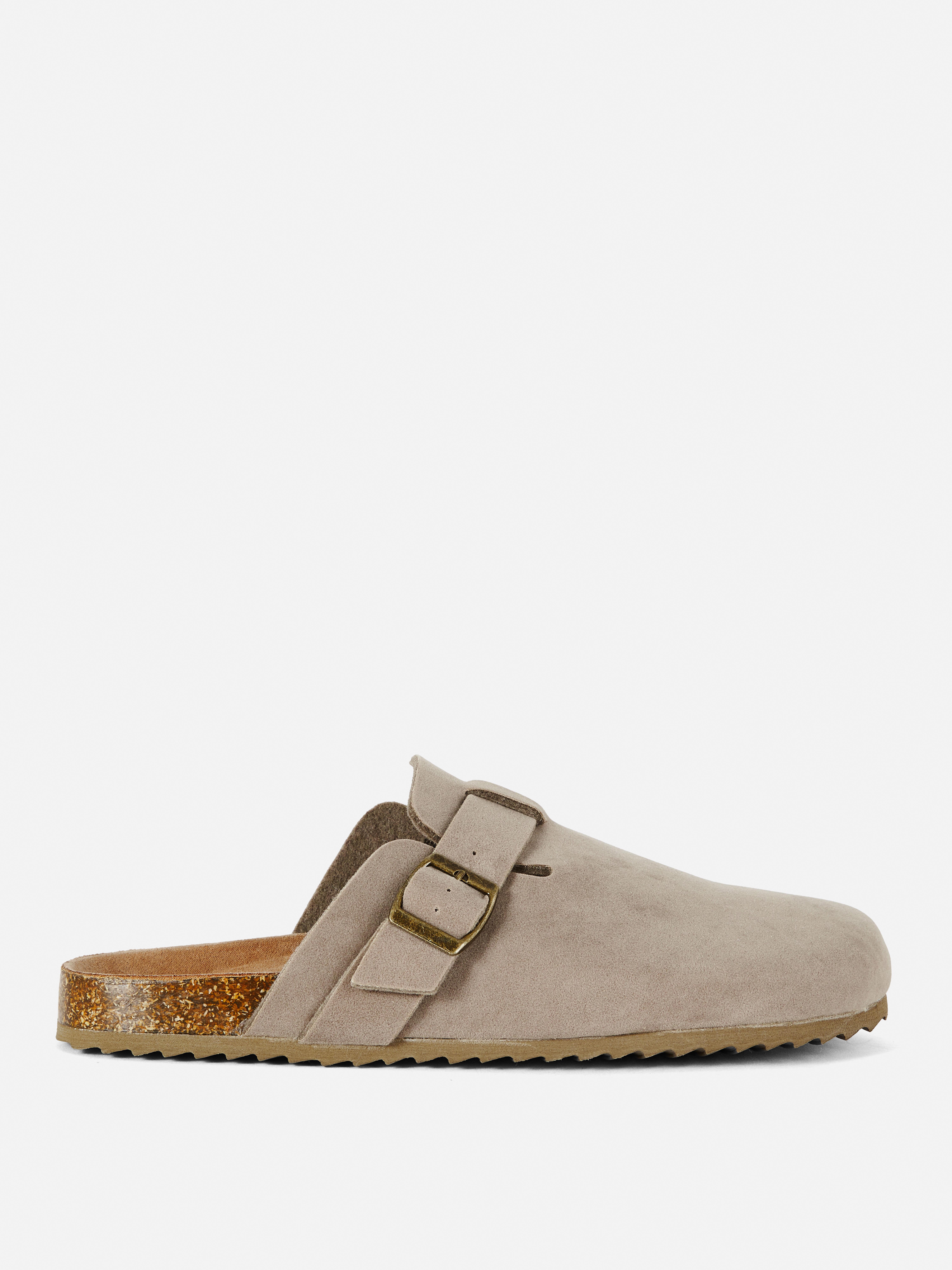 Muiltje met gesp Taupe