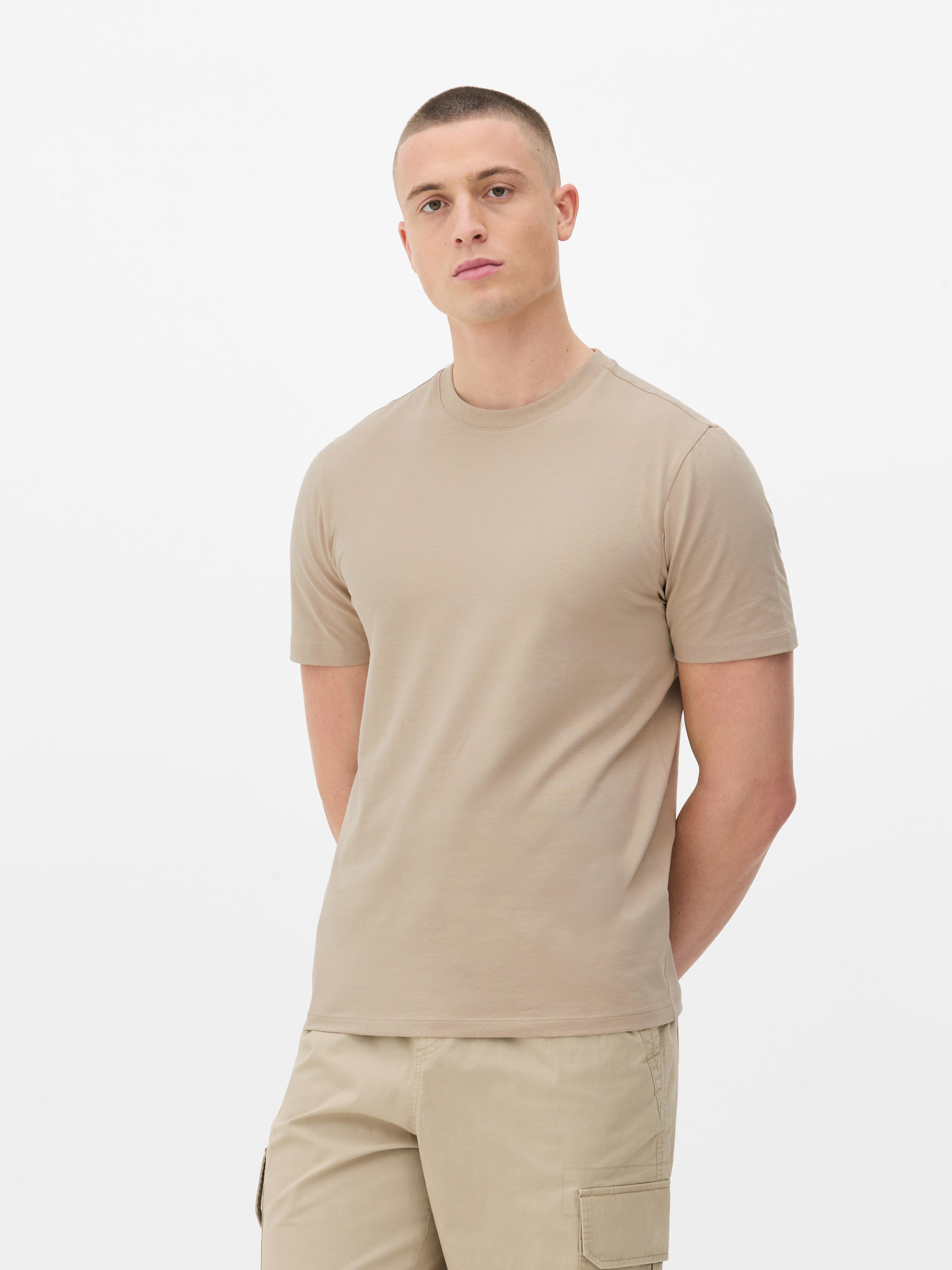 T-shirt uni coupe slim