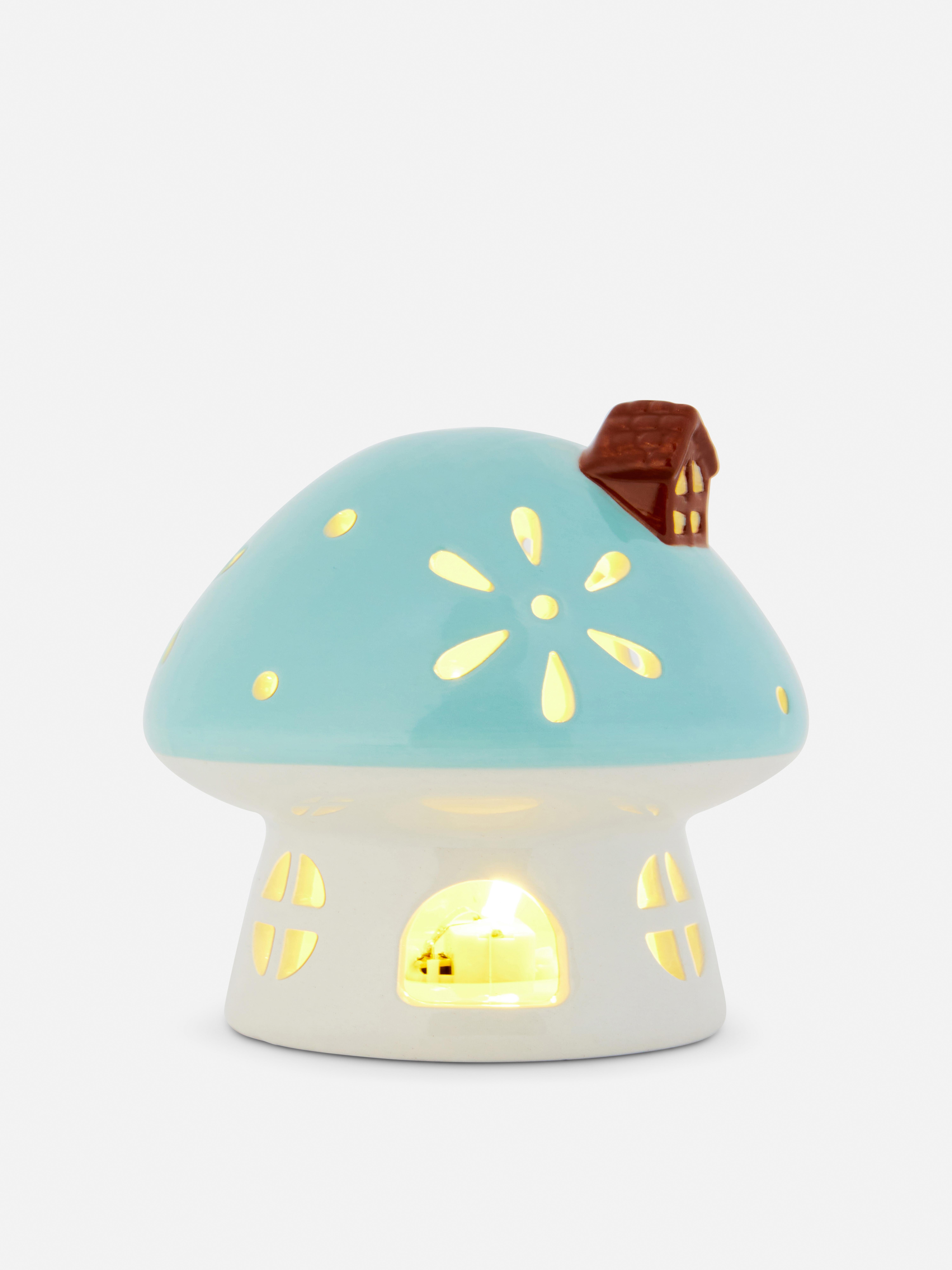 Lámpara LED en forma de casita de champiñón