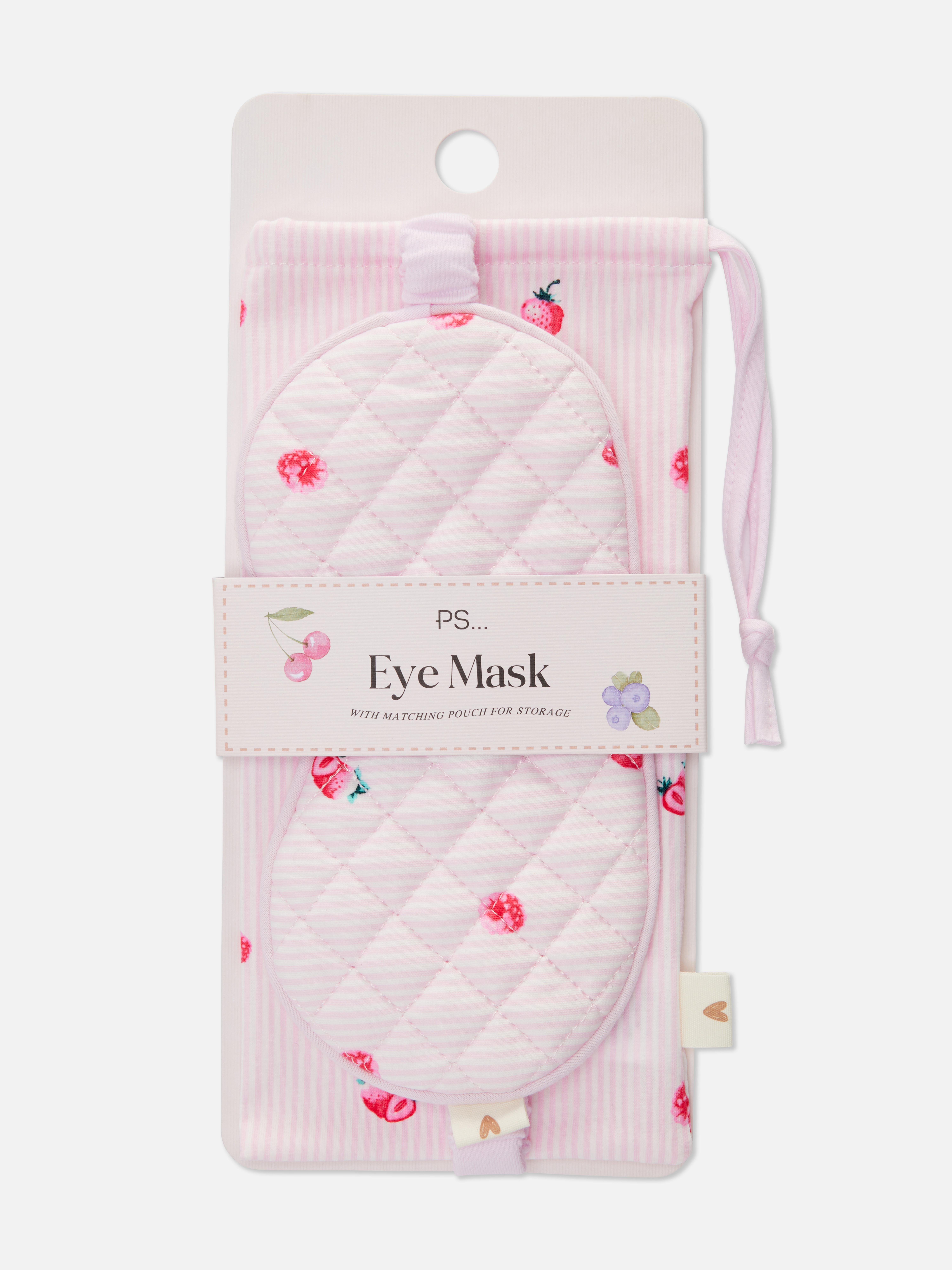 Masque pour les yeux avec pochette assortie