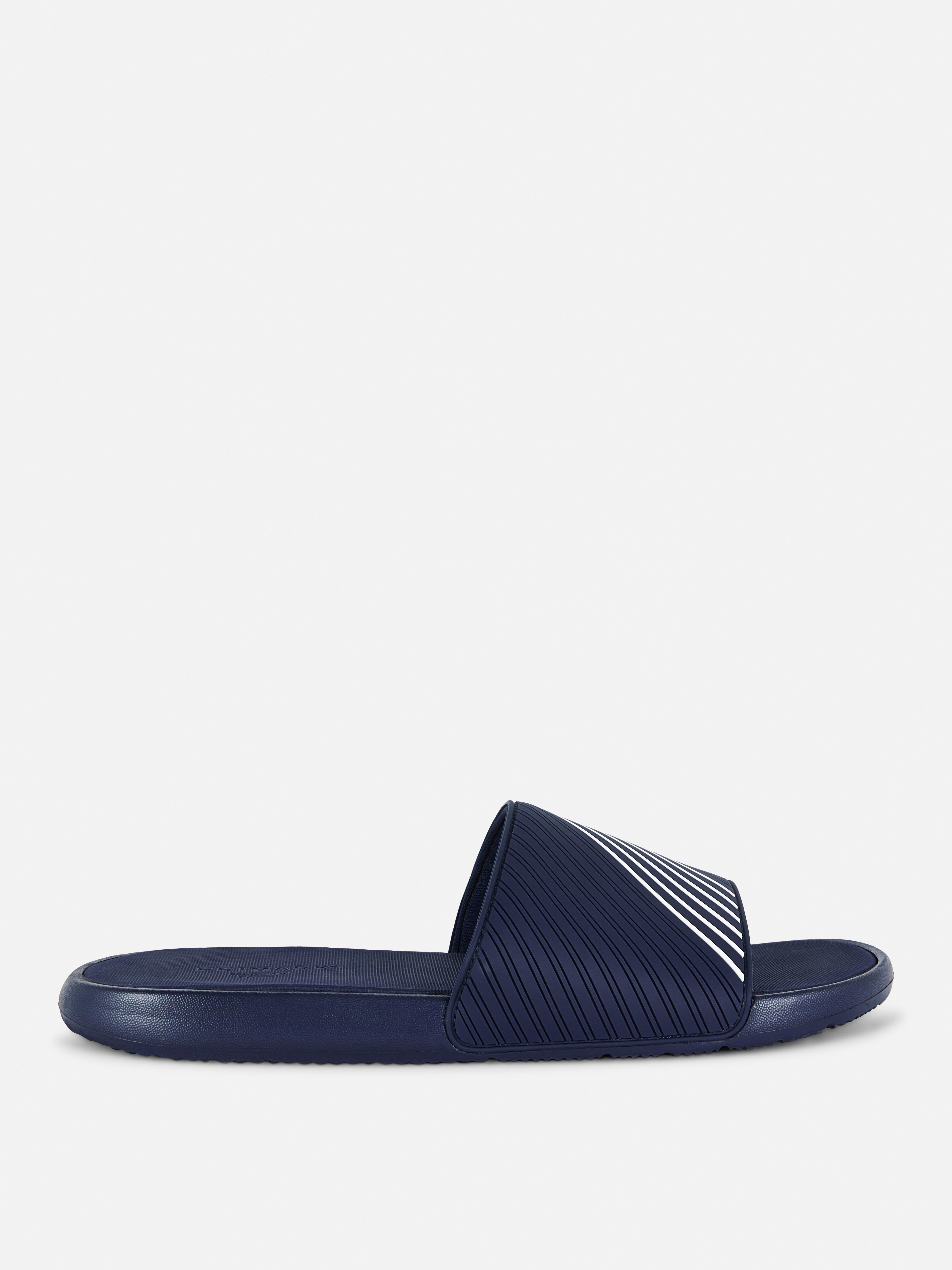 Chanclas de piscina a rayas