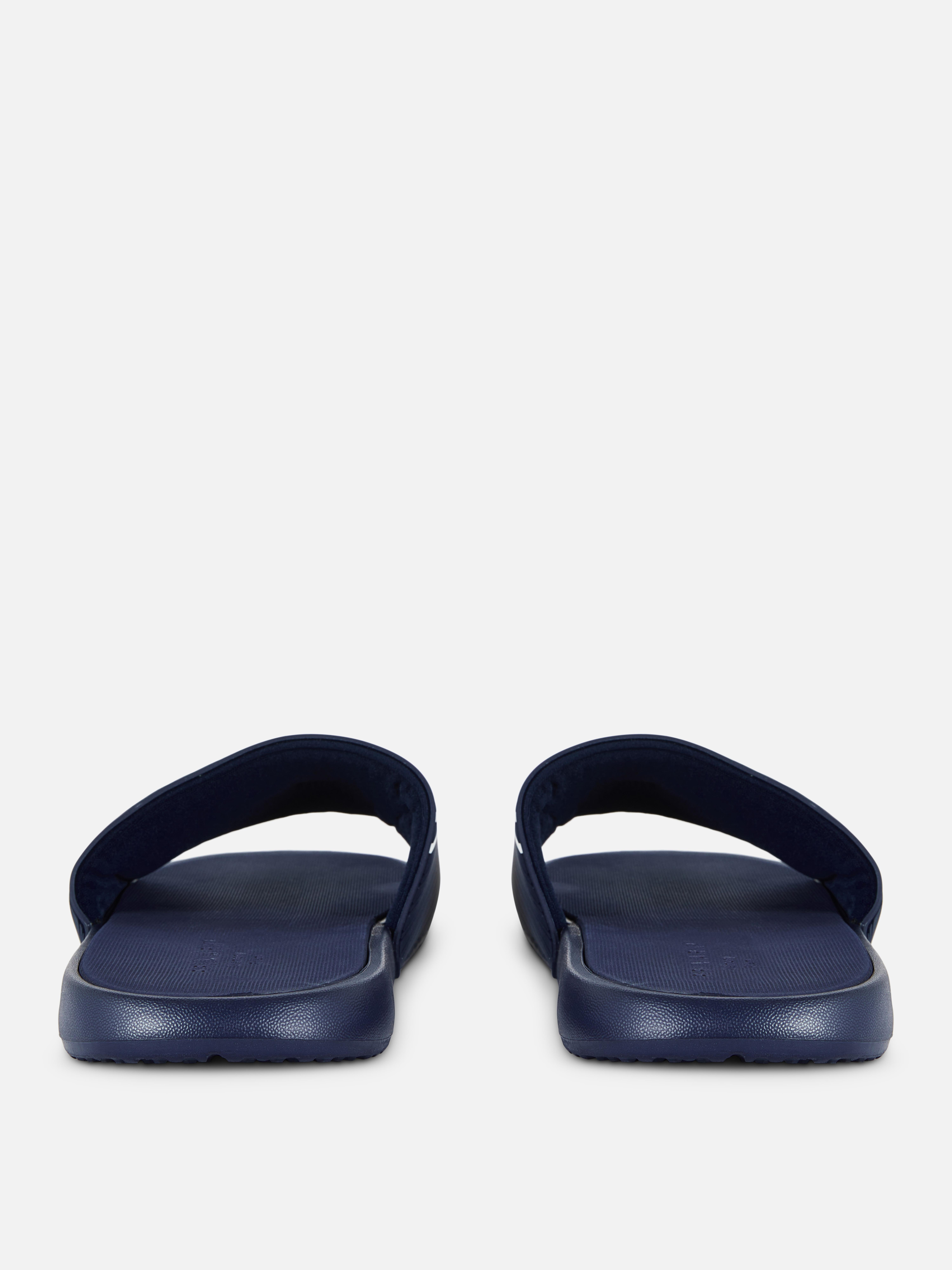 Chanclas de piscina a rayas
