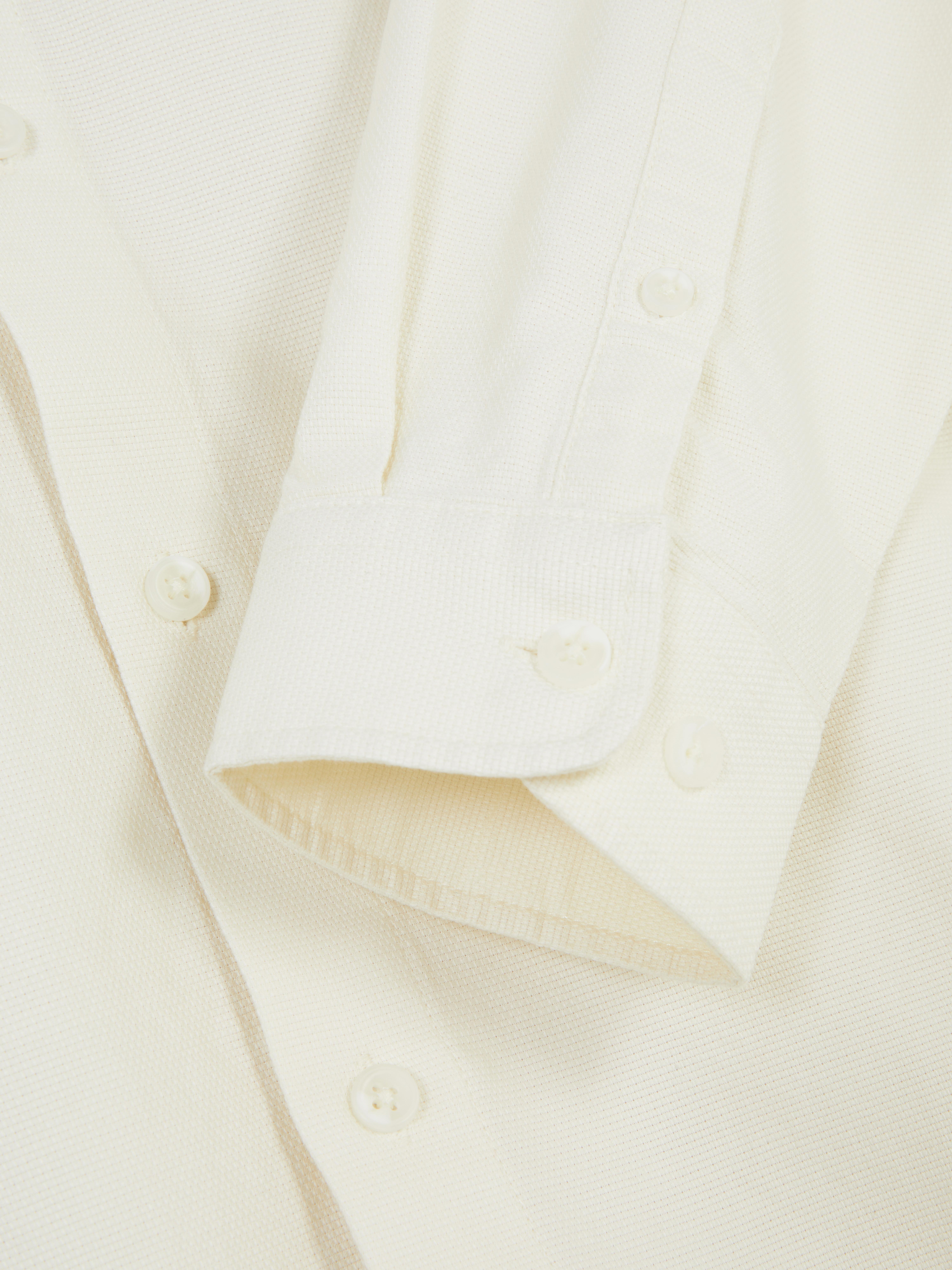 Textured Banded Collar Shirt