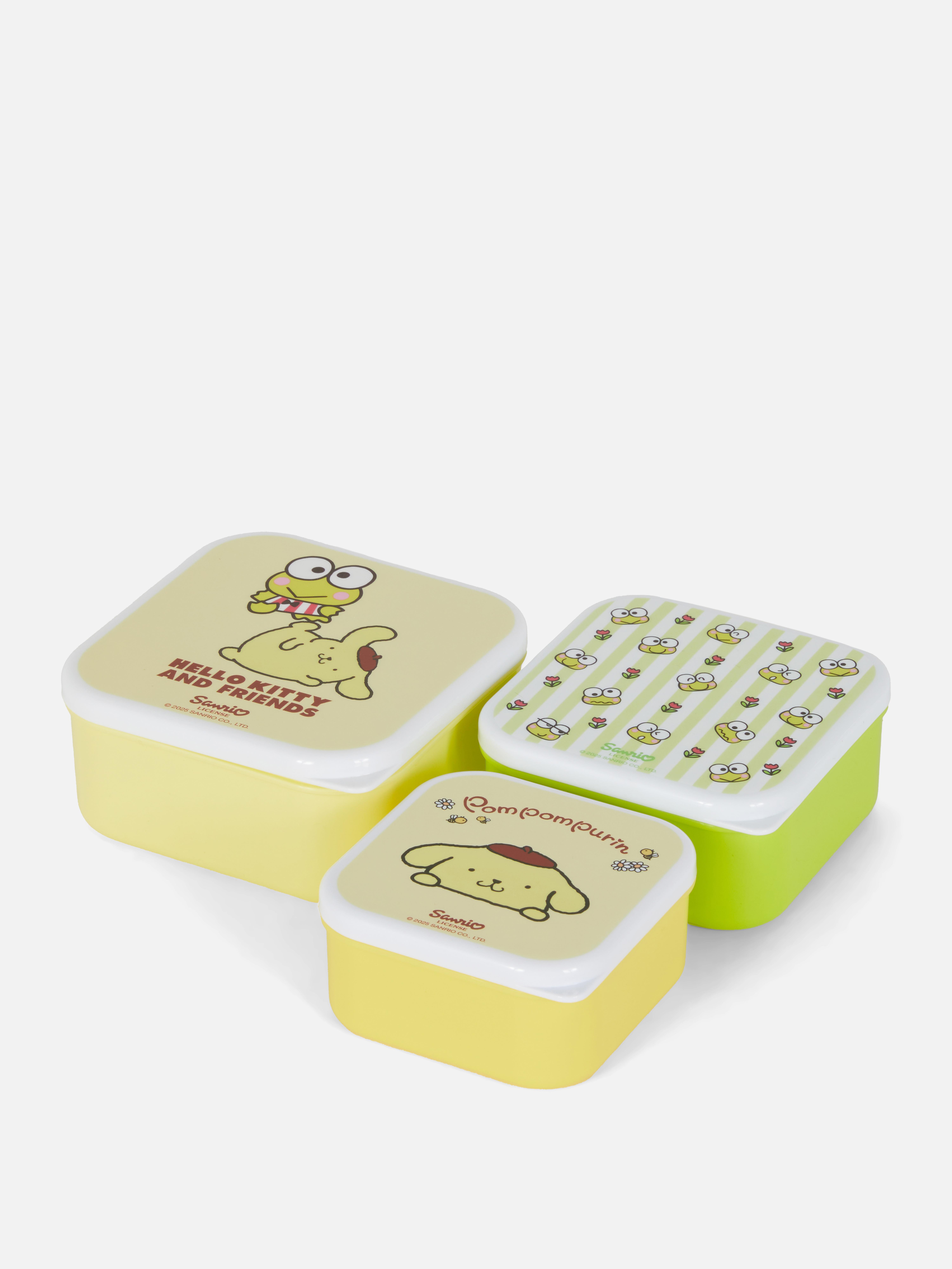 „Hello Kitty Pompompurin“ Snack-Dosen, 3er-Pack
