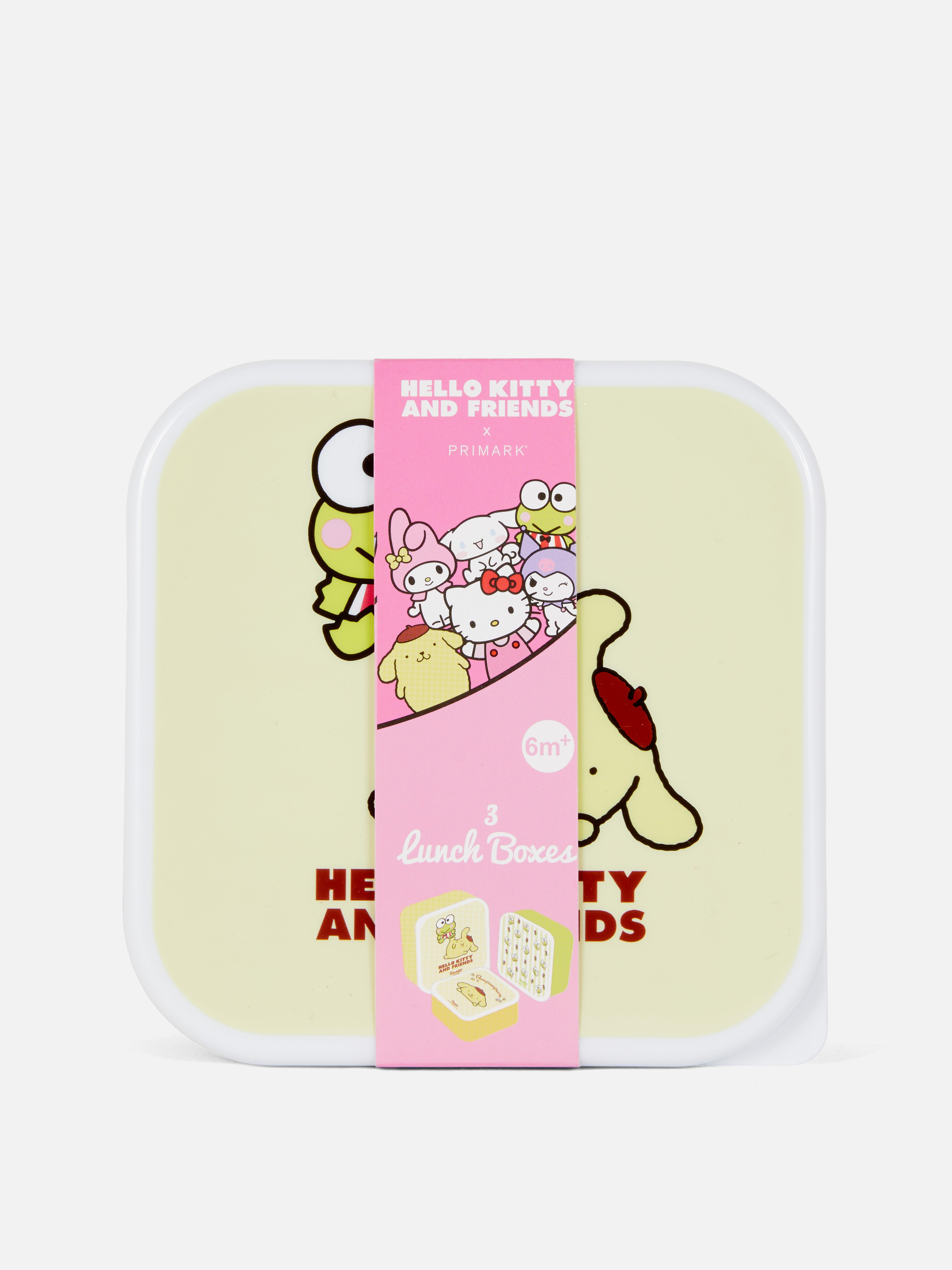 „Hello Kitty Pompompurin“ Snack-Dosen, 3er-Pack