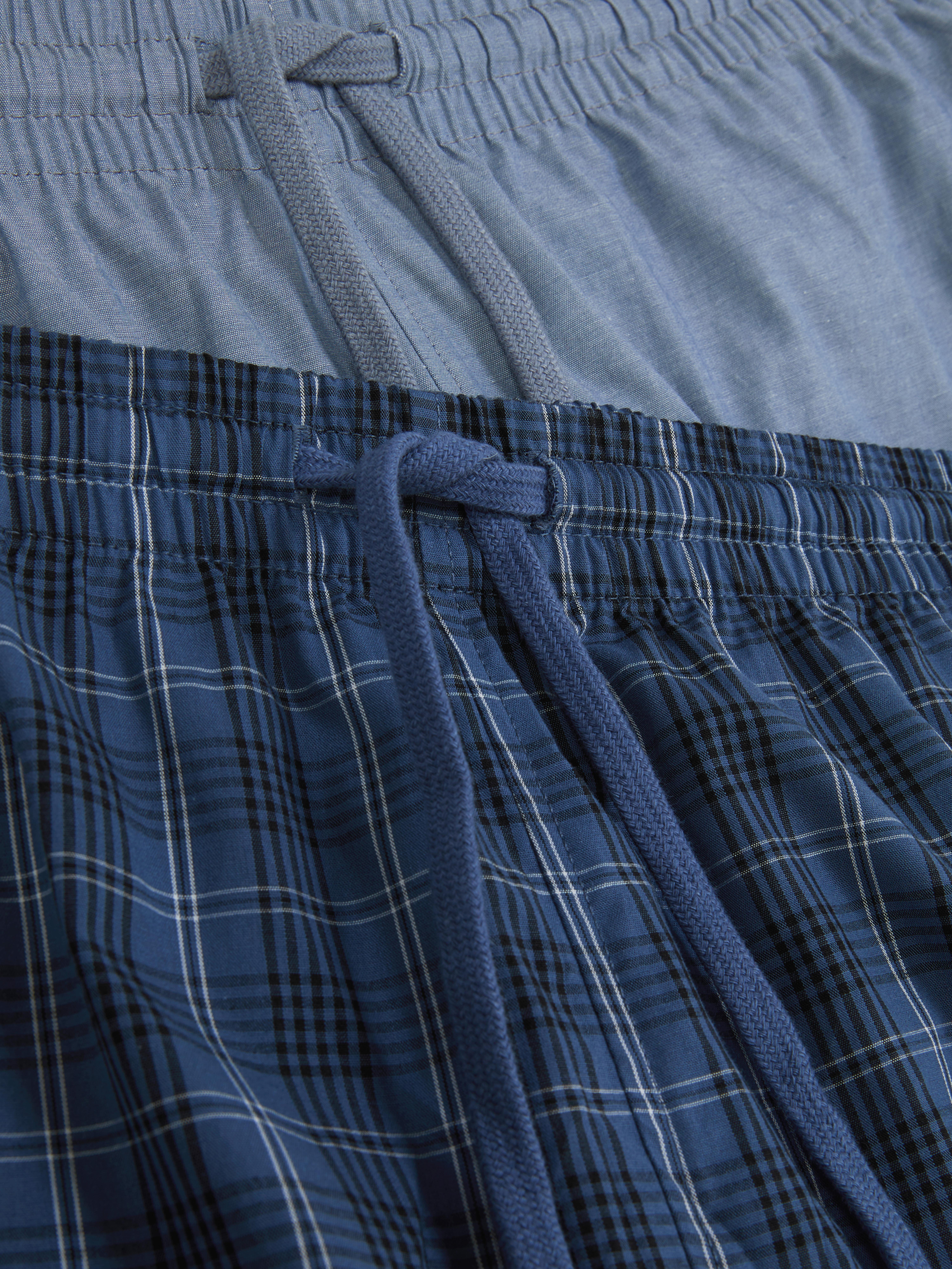 Karierte Shorts mit Kordelzug, 2er-Pack