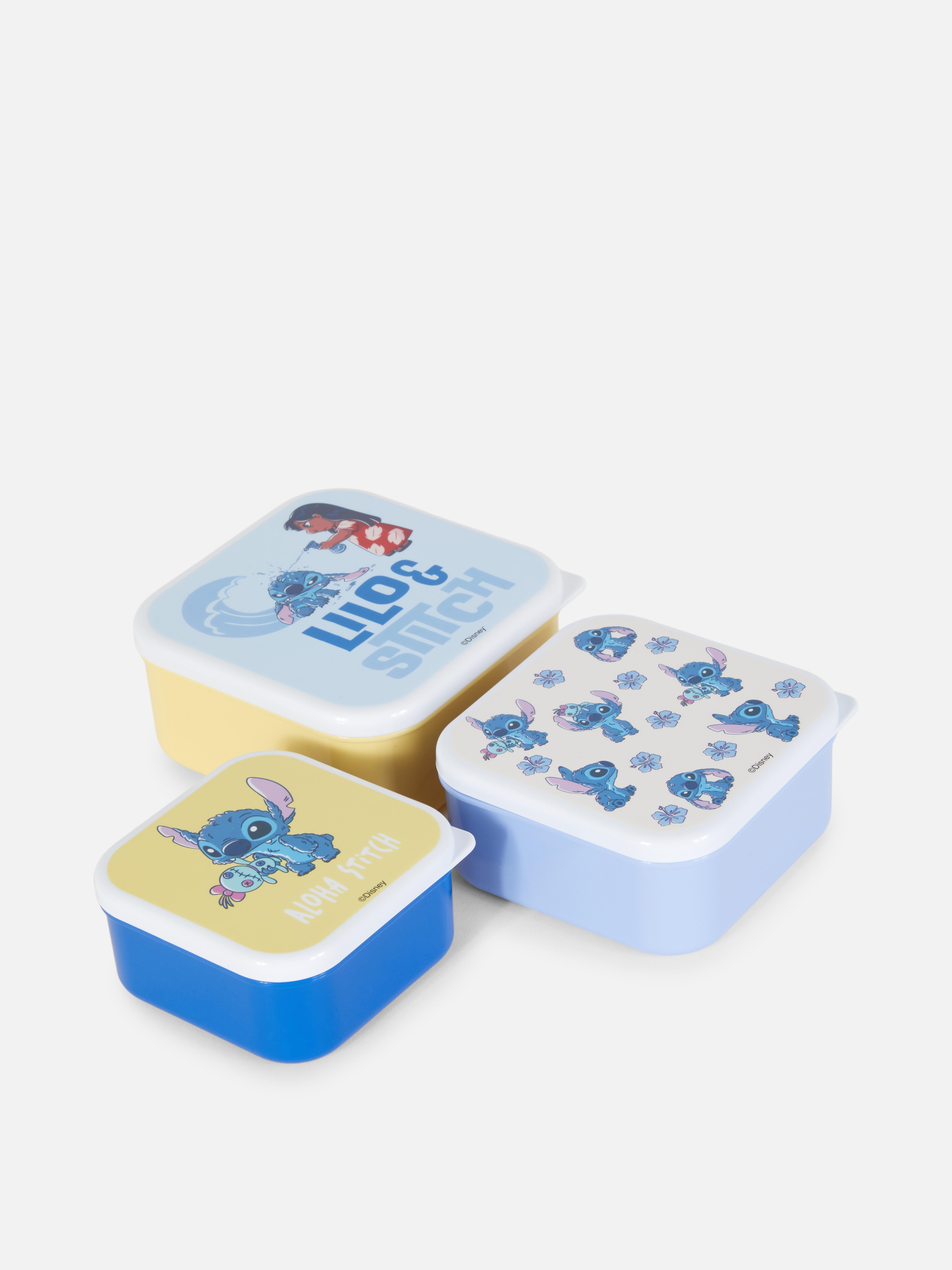 Stapelbare „Disney Lilo & Stitch“ Snack-Dosen, 3er-Pack