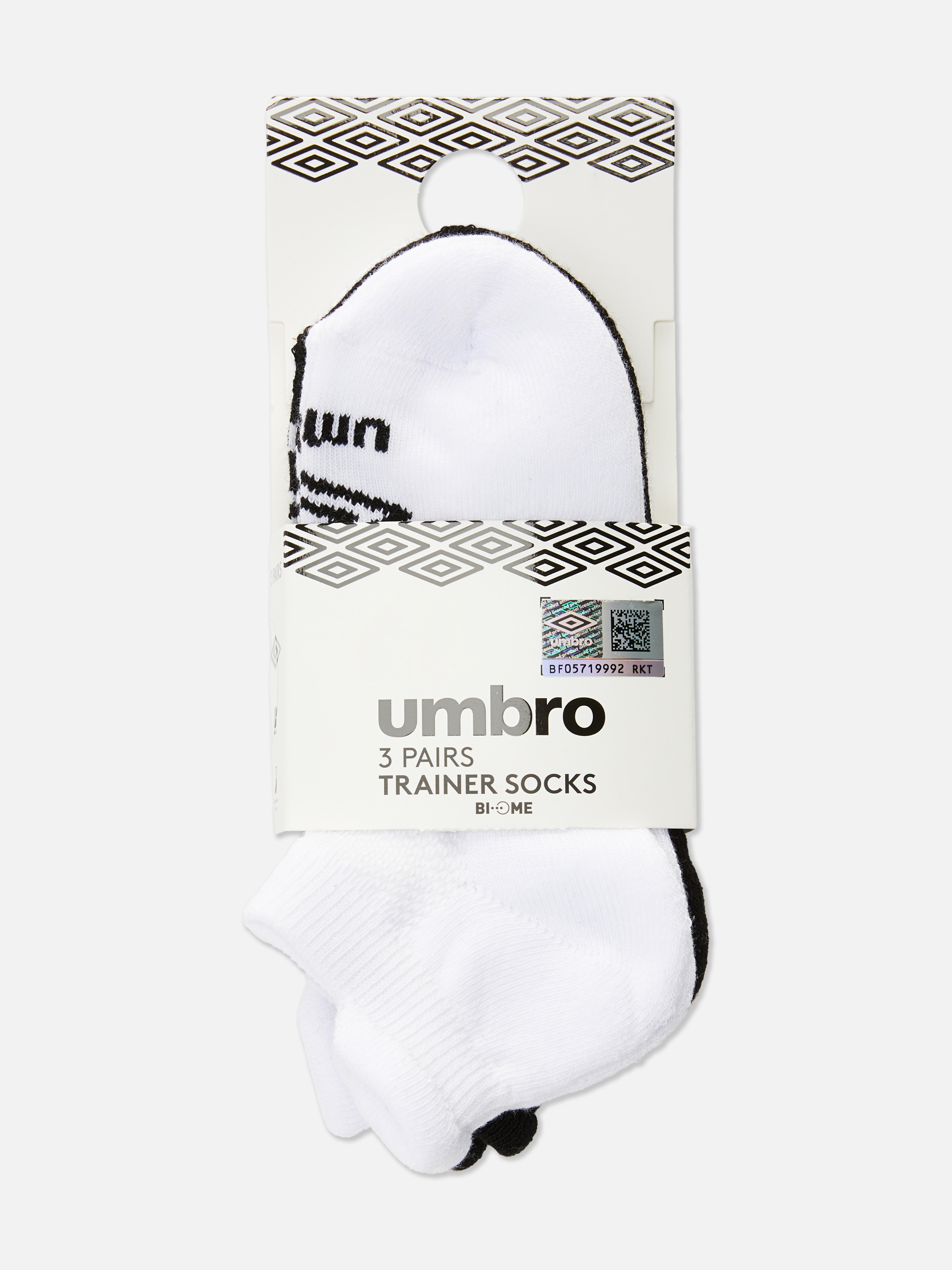 3pk Umbro Trainer Socks