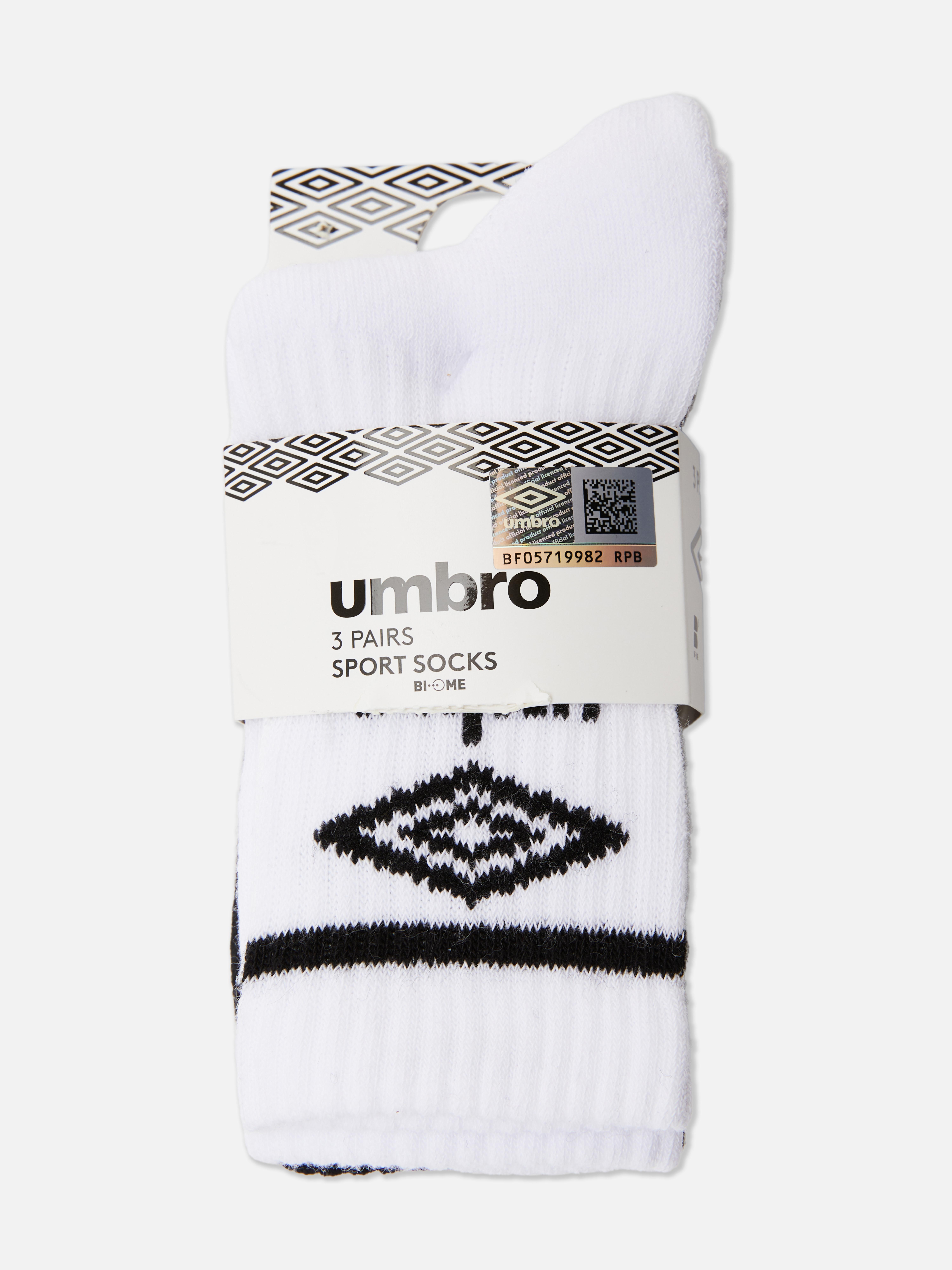 3pk Umbro Ankle Socks
