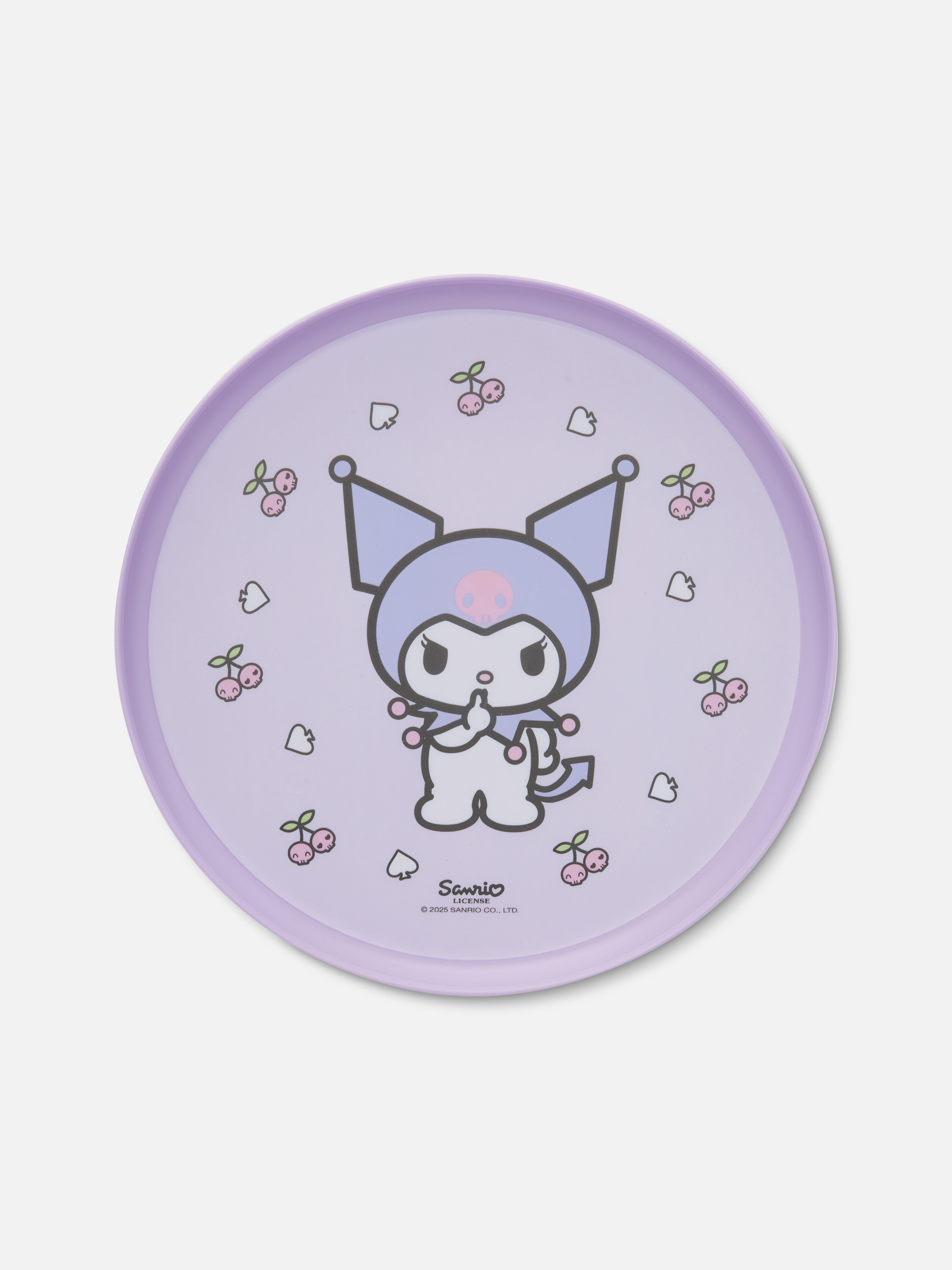 Hello Kitty Kuromi Plate