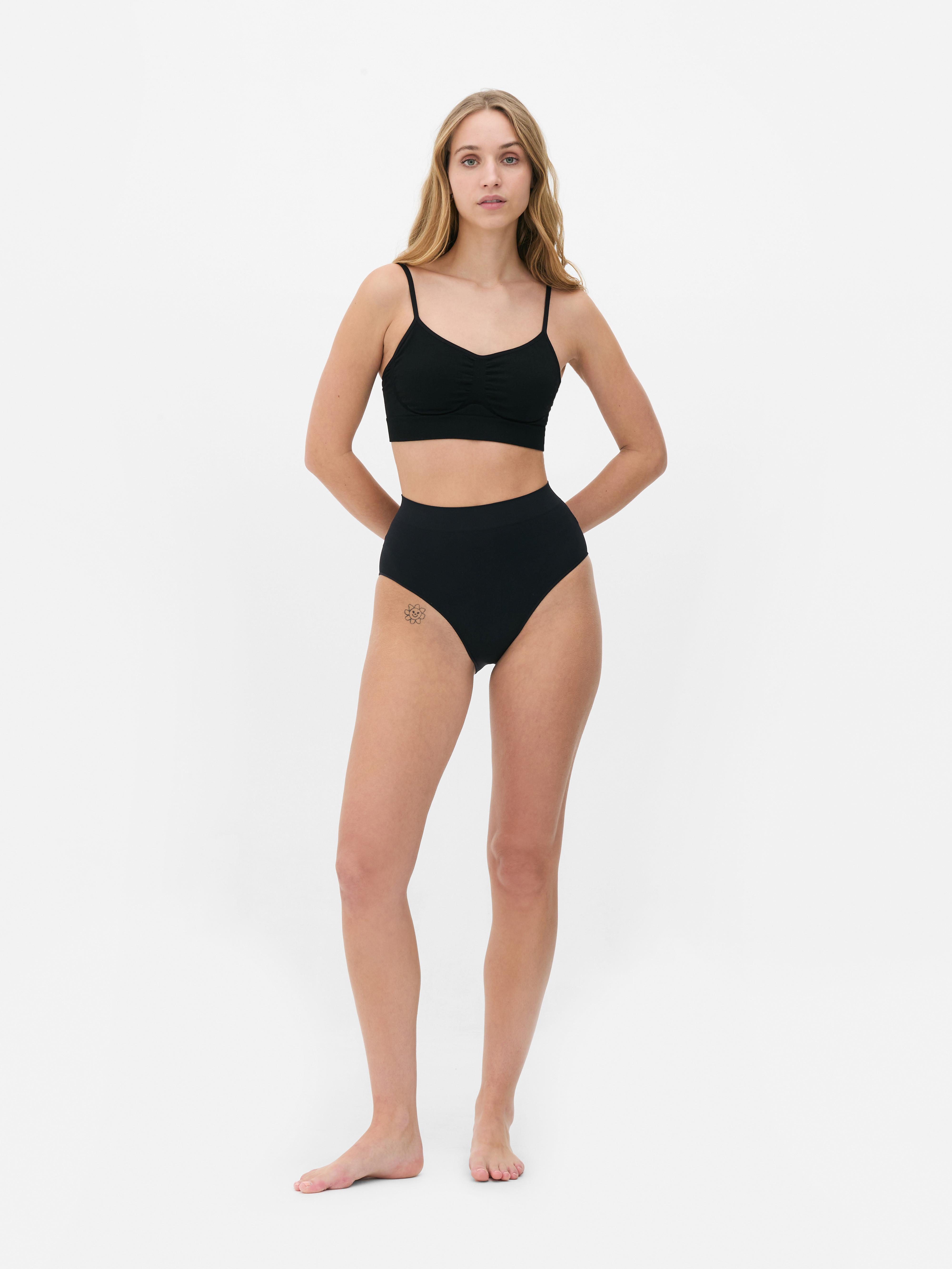 Brassière sans coutures à col en V
